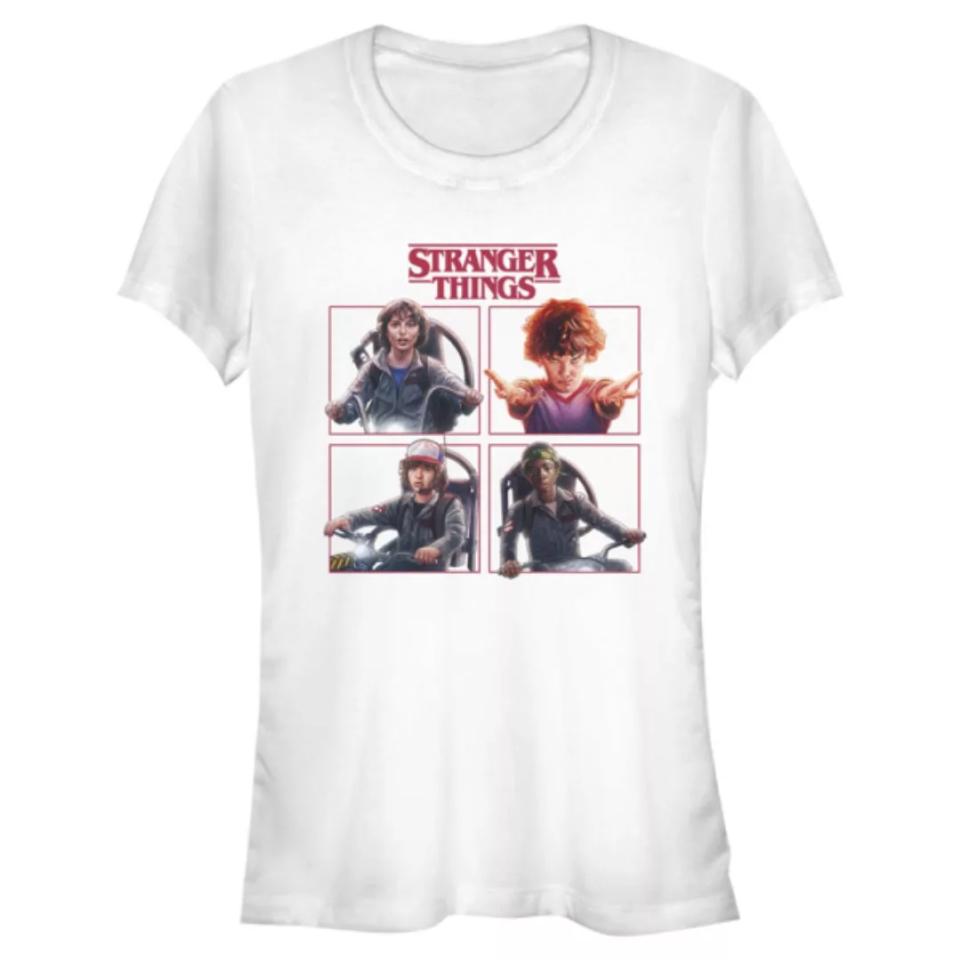 Netflix - Stranger Things - Gruppe Cast Box Up - Frauen T-Shirt günstig online kaufen