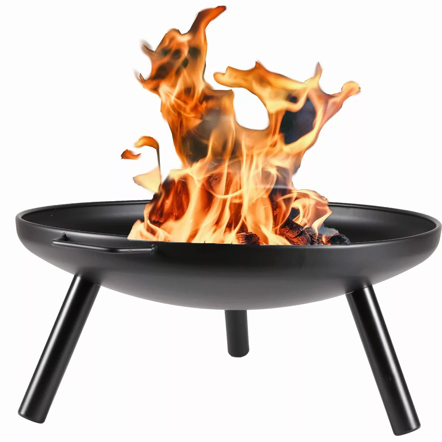 Home4Living Feuerschale Feuerstelle 60cm schwarz Eisen günstig online kaufen