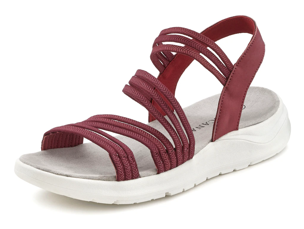LASCANA Sandale "Sommerschuh", Sandalette, Sommerschuh, ultraleichter Sohle günstig online kaufen