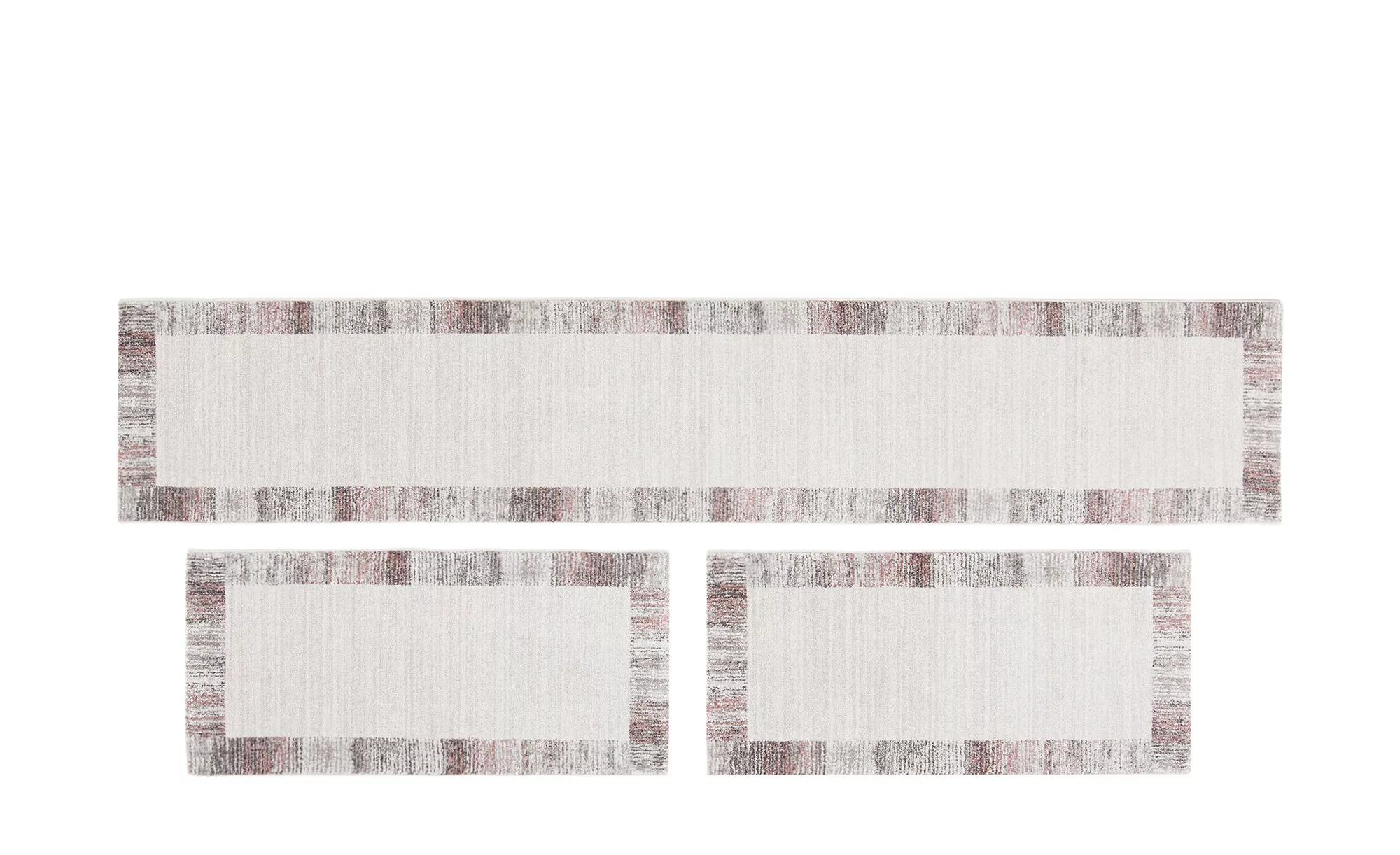 Bettumrandung - grau - Synthethische Fasern - 67 cm - 340 cm - Teppiche > W günstig online kaufen