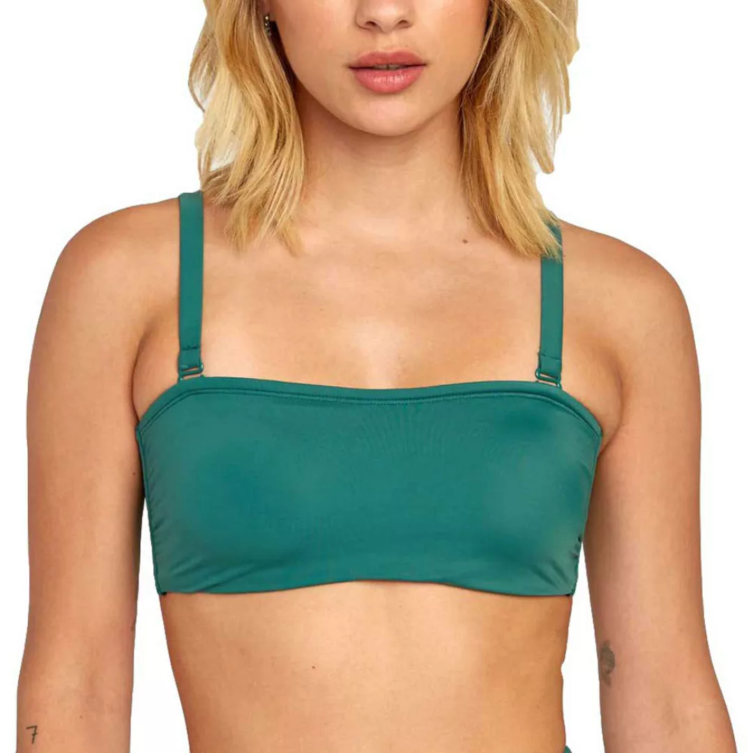 Rvca Solid Tie High R Bikinioberteil L Forest günstig online kaufen