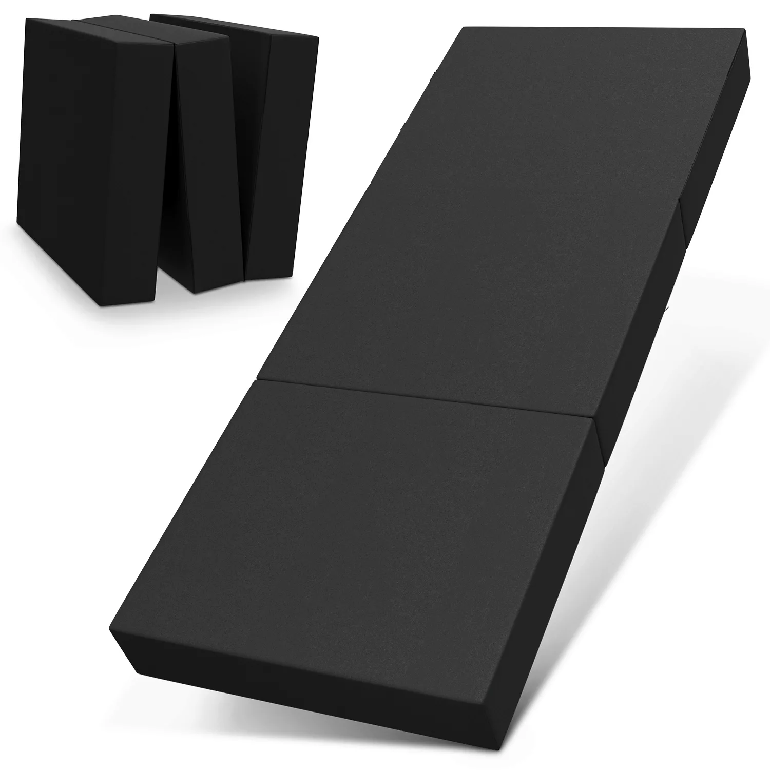 Bestschlaf Klappmatratze Gästematratze, 75x195x15 cm, schwarz günstig online kaufen