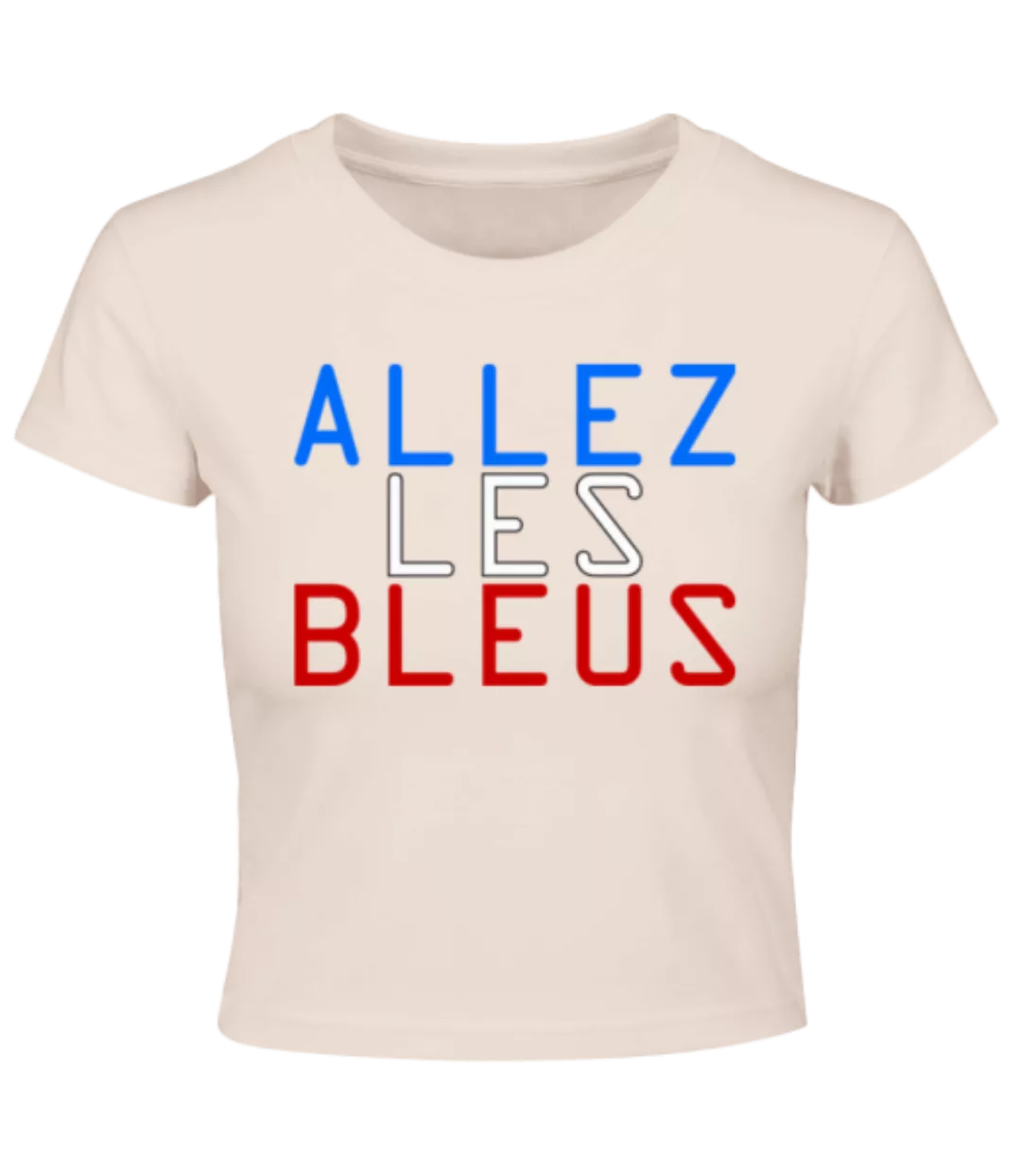 Allez Les Bleus · Crop T-Shirt günstig online kaufen