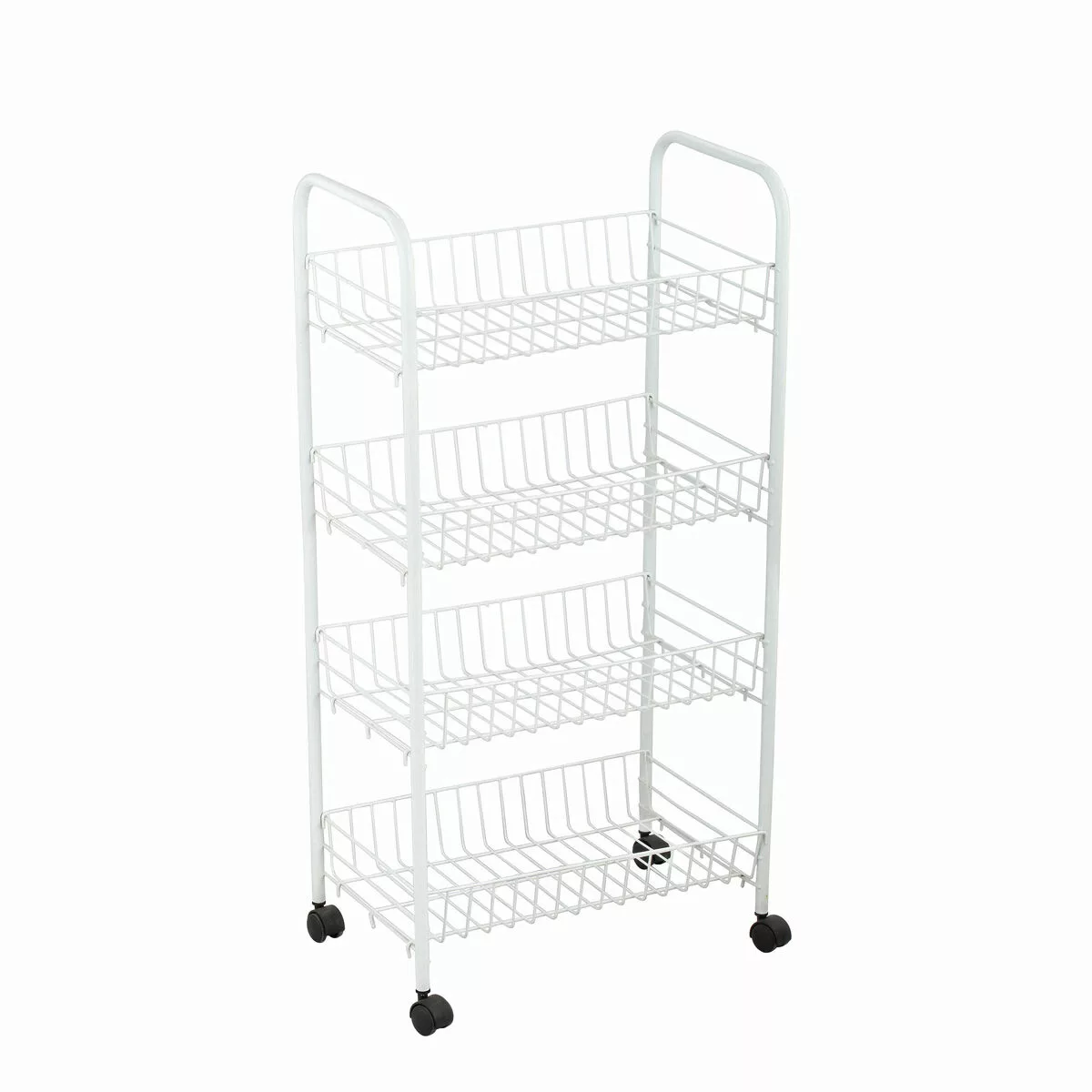 Gemüsewagen Confortime Metall Weiß (36 X 26,5 X 86 Cm) günstig online kaufen