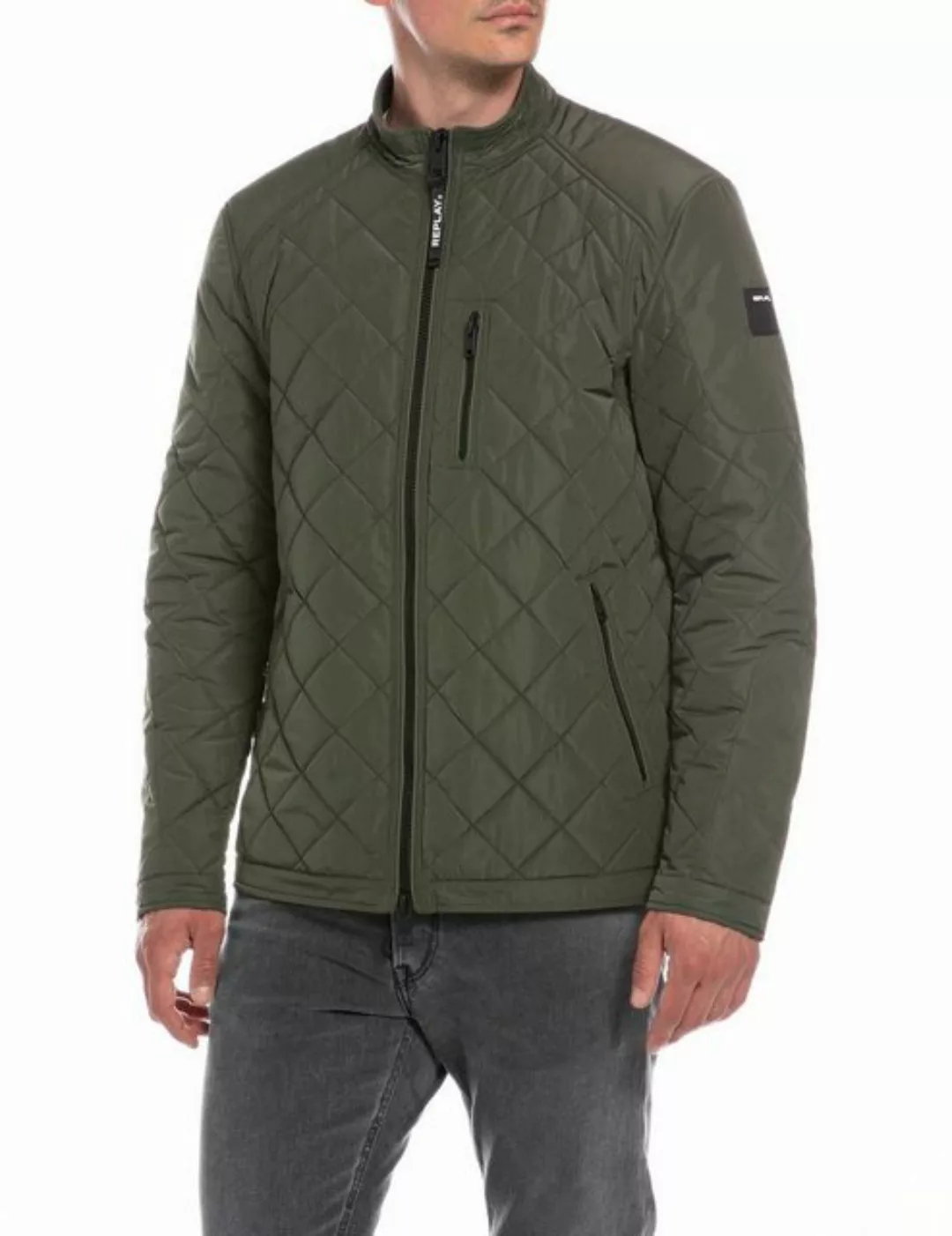 Replay Steppjacke Jacke Steppjacke SABER MID mit Stehkragen und günstig online kaufen