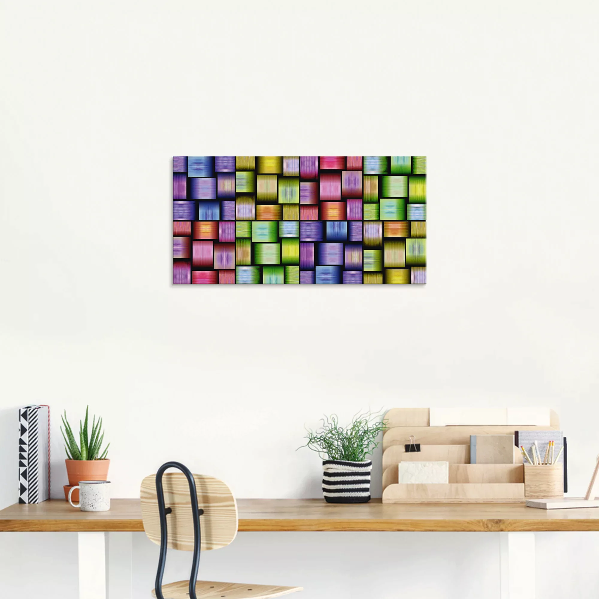 Artland Glasbild "Bunte Muster", Muster, (1 St.), in verschiedenen Größen günstig online kaufen