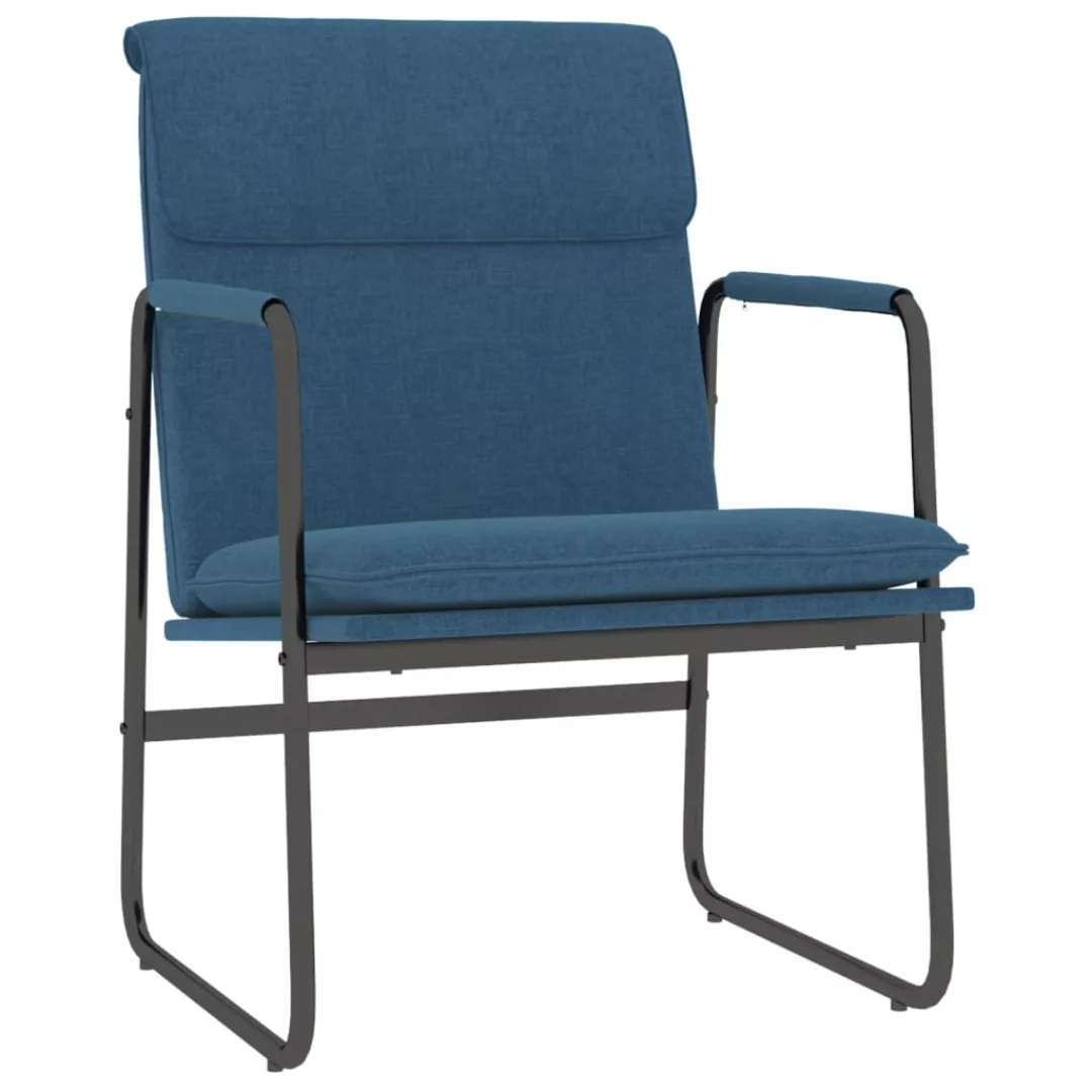 Vidaxl Loungesessel Blau 55x64x80 Cm Stoff günstig online kaufen