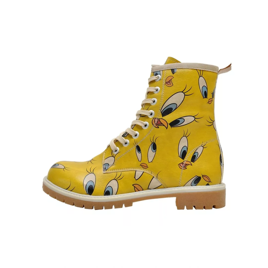 DOGO Schnürboots "Tweety in Yellow", Vegan günstig online kaufen