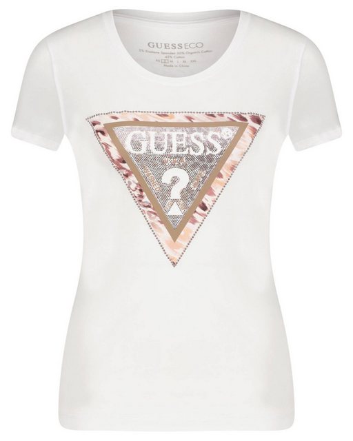 Guess T-Shirt Damen T-Shirt Slim Fit (1-tlg) günstig online kaufen