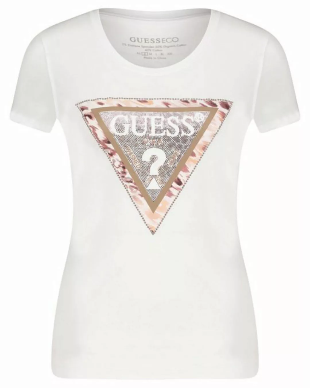 Guess T-Shirt Damen T-Shirt Slim Fit (1-tlg) günstig online kaufen