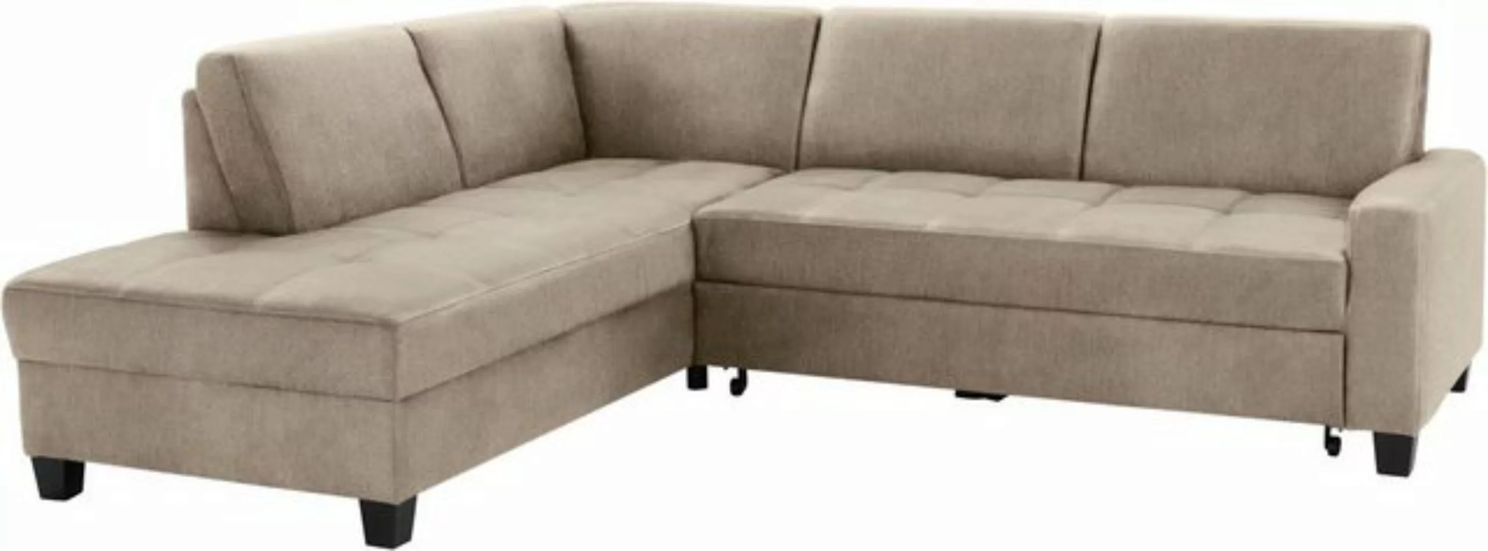 DOMO collection Ecksofa »Florentina L-Form«, wahlweise mit Bettfunktion, mi günstig online kaufen