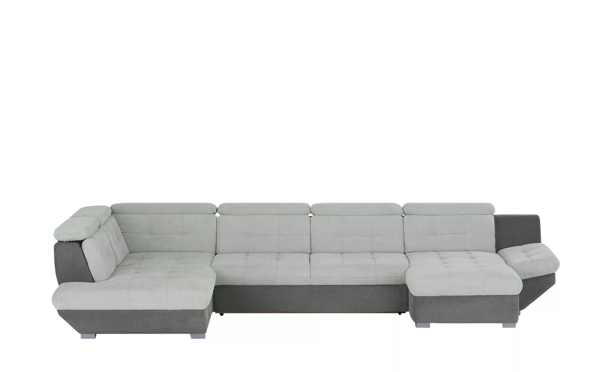 uno Wohnlandschaft  Eternity II - grau - 80 cm - Polstermöbel > Sofas > Sch günstig online kaufen