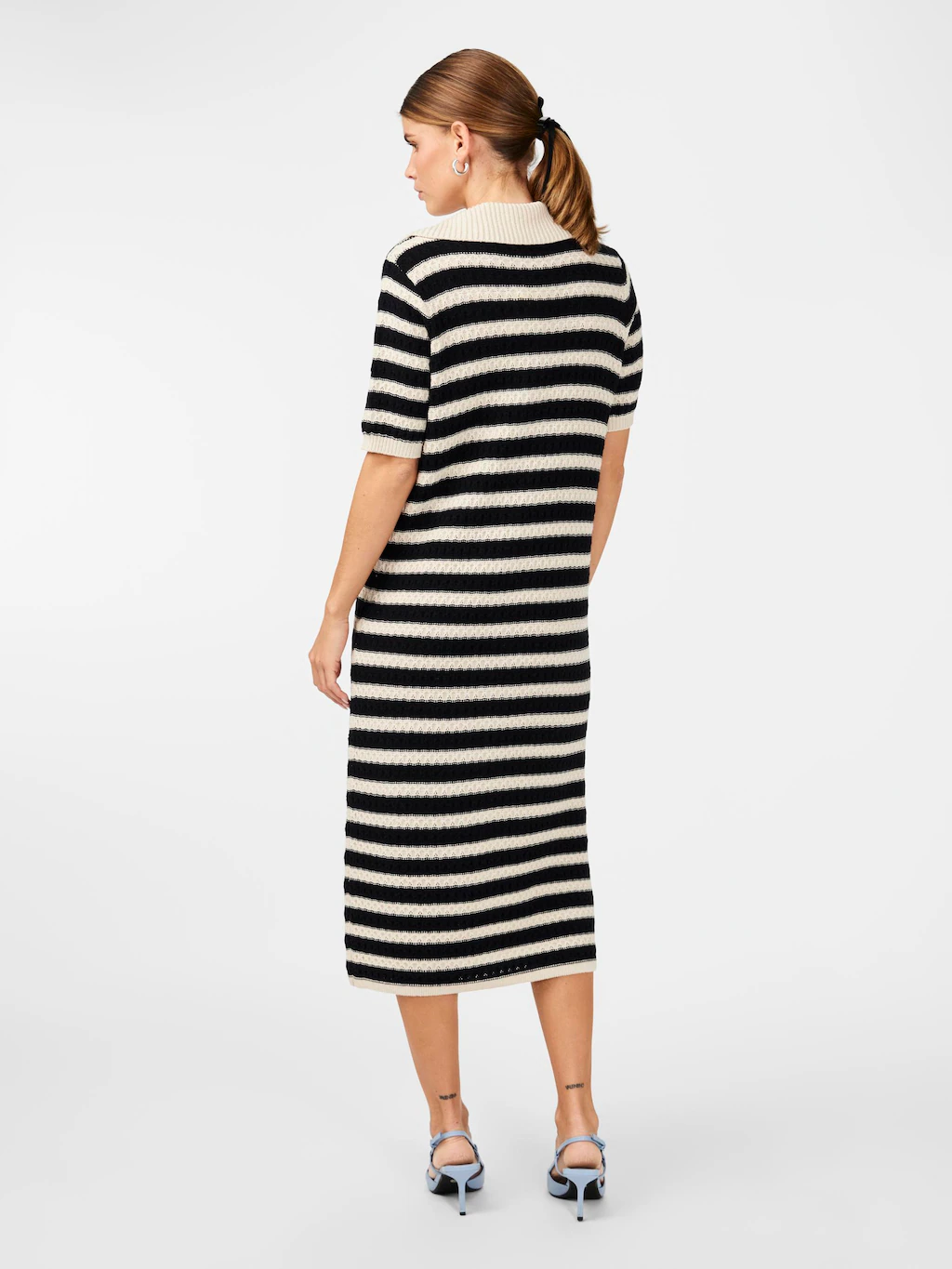 Y.A.S Strickkleid "YASCROC SS MIDI KNIT DRESS NOOS", im Streifendesign günstig online kaufen