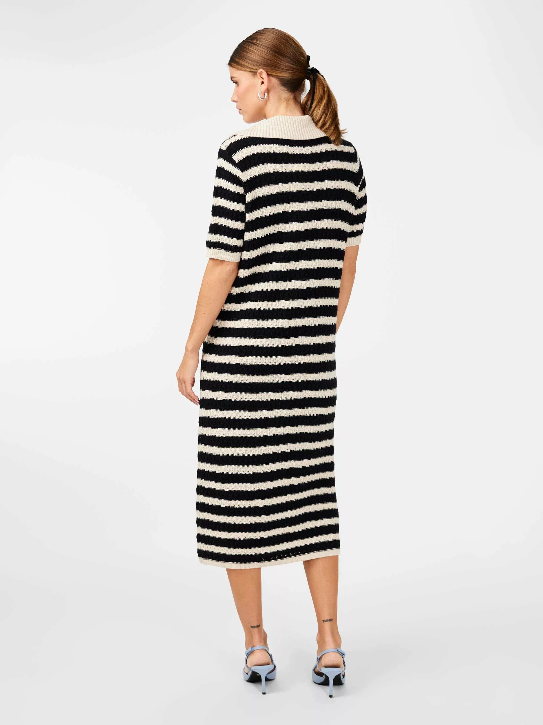 Y.A.S Strickkleid YASCROC SS MIDI KNIT DRESS NOOS im Streifendesign günstig online kaufen