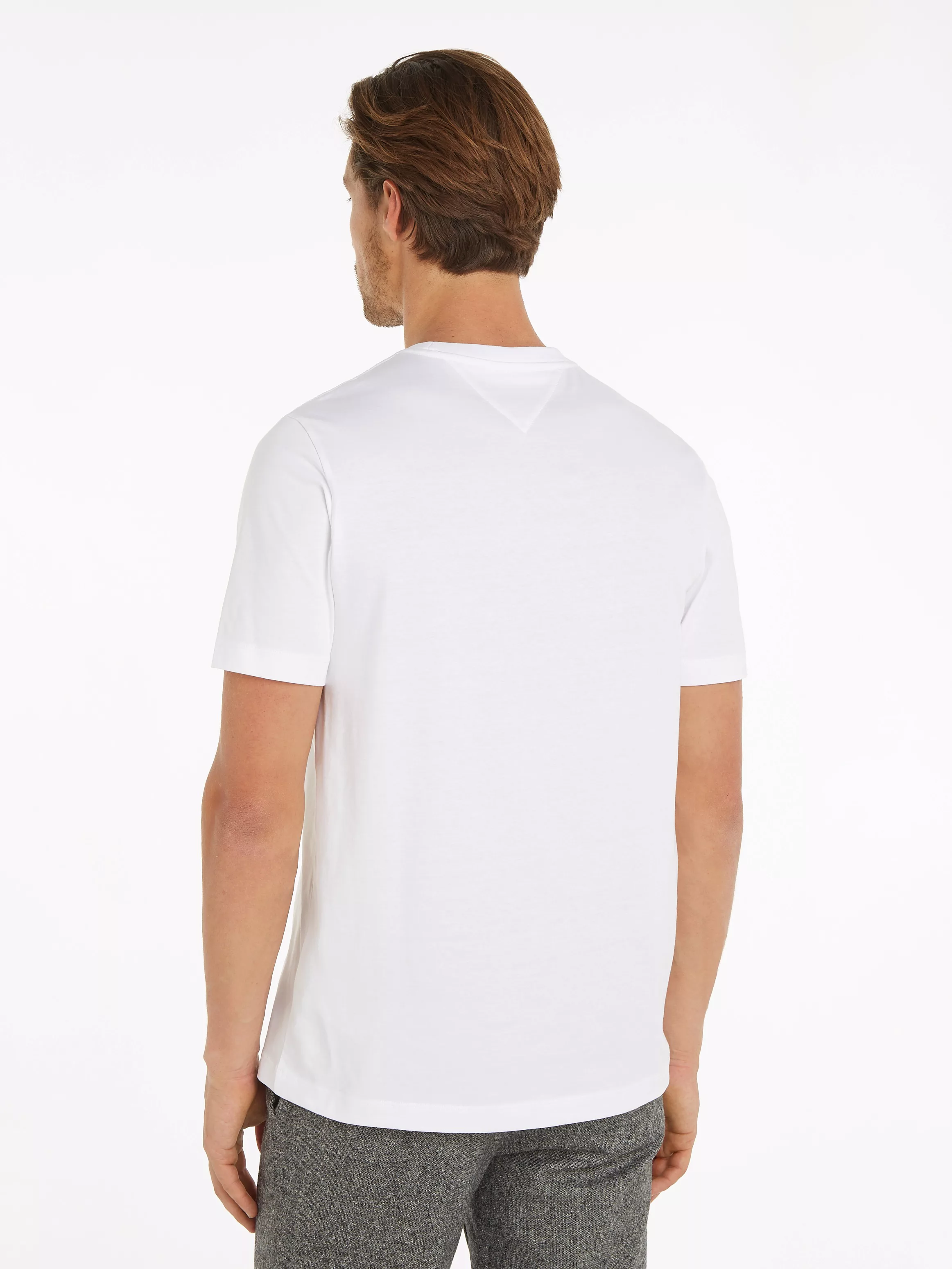 Tommy Hilfiger Rundhalsshirt "HILFIGER CHEST STRIPE TEE" günstig online kaufen