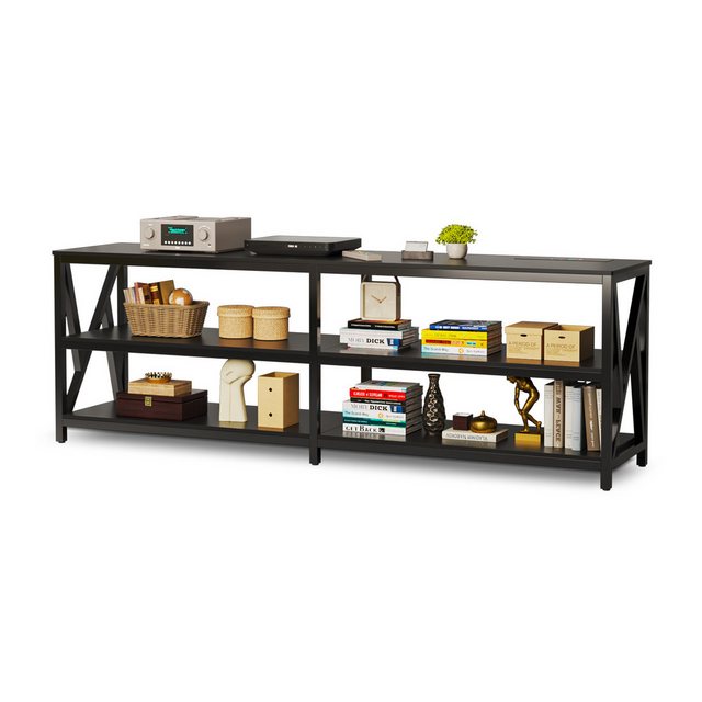 LVifur TV-Schrank TV Sideboard mit USB Ladeanschluss und kabellose Ladestat günstig online kaufen