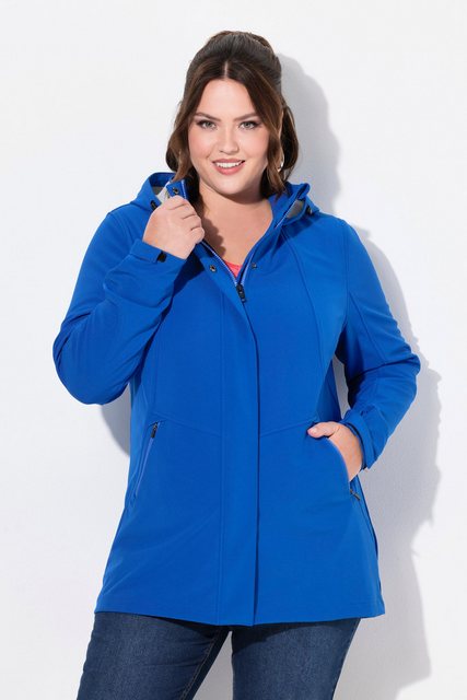 Ulla Popken Softshelljacke HYPRAR Softshell-Longjacke wasserdicht A-Linie günstig online kaufen