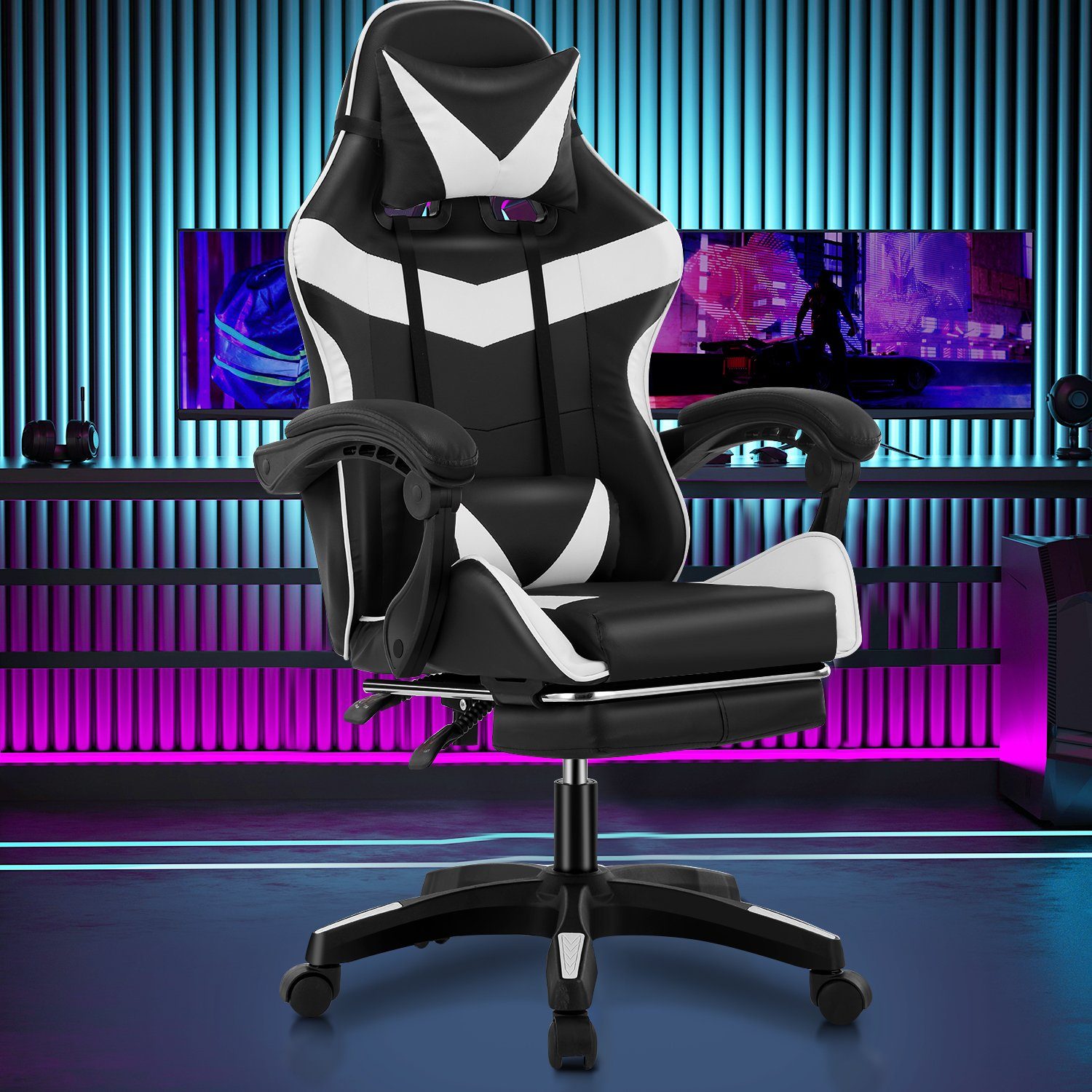 oyajia Gaming Chair Verstellbare Gaming-Stuhl, Ergonomischer günstig online kaufen