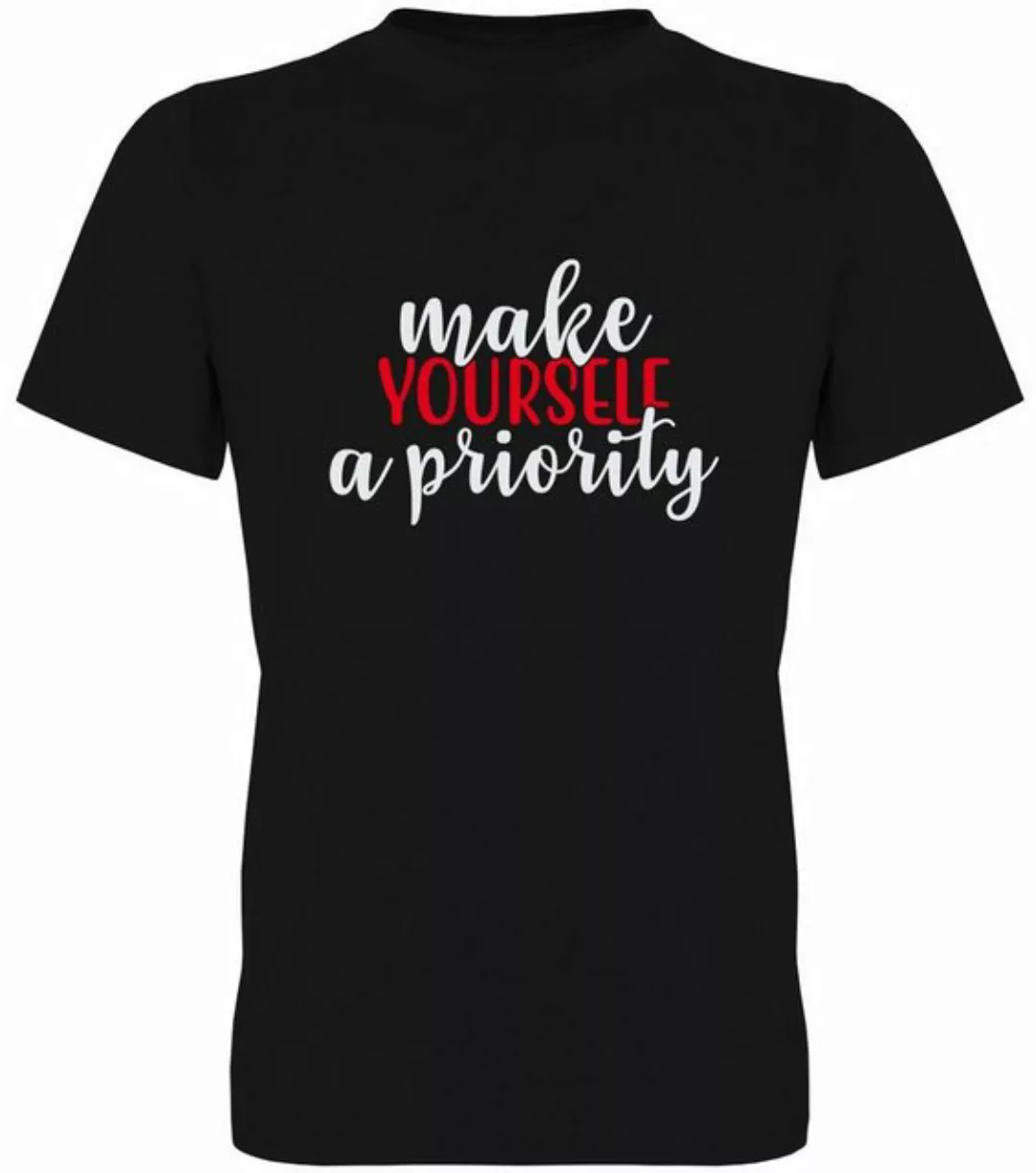 G-graphics T-Shirt Make yourself a priority Herren T-Shirt, mit Frontprint, günstig online kaufen