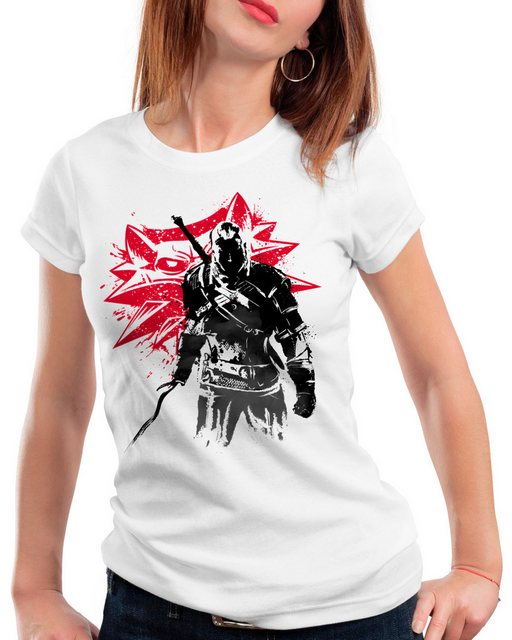 style3 T-Shirt Monster Hunter Inked geralt riva der hexer the witcher günstig online kaufen