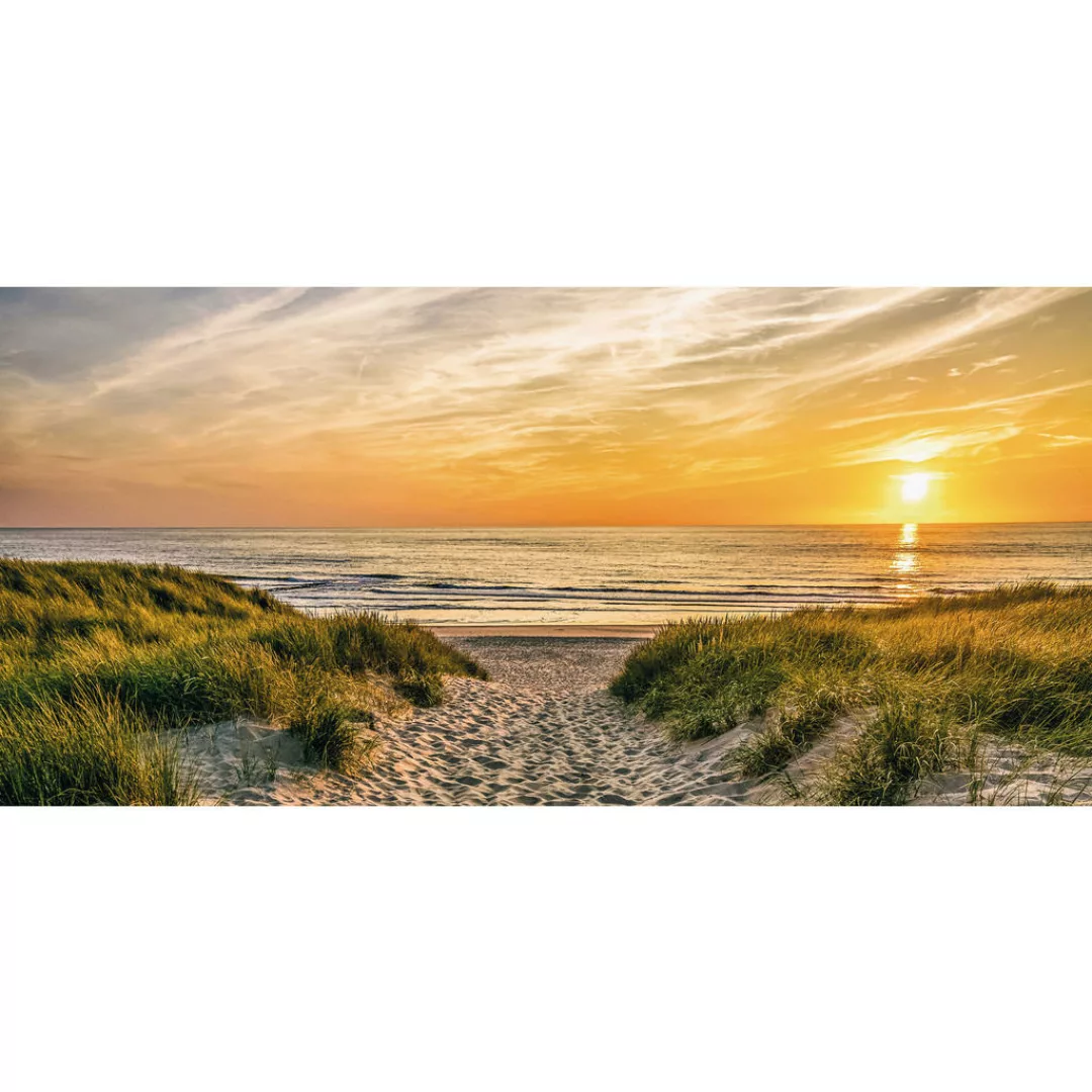 Bönninghoff Leinwandbild, Sonnenuntergang-Strand, (1 St.), BxH: 70x33 cm günstig online kaufen