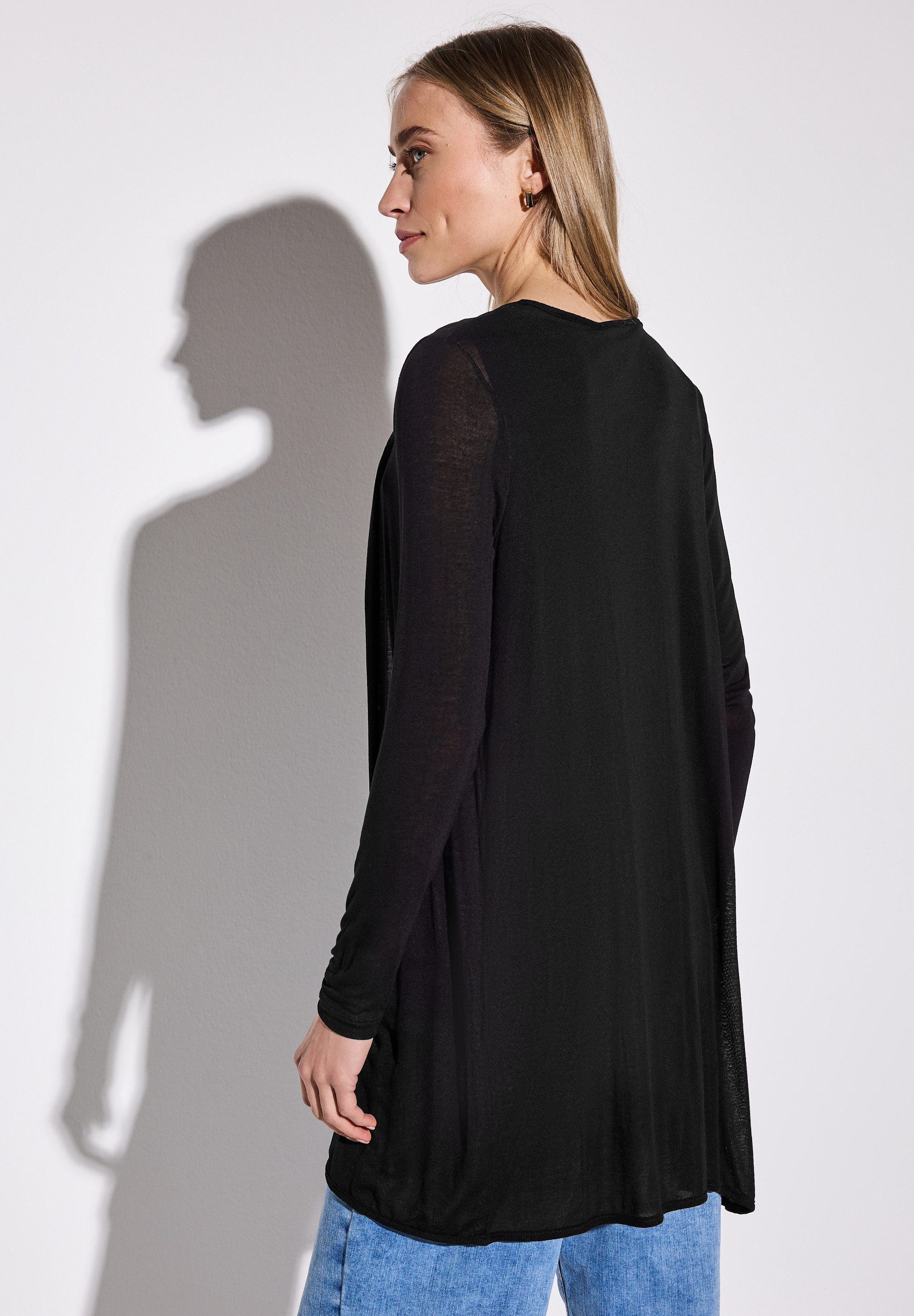 STREET ONE Cardigan, aus softem Materialmix günstig online kaufen