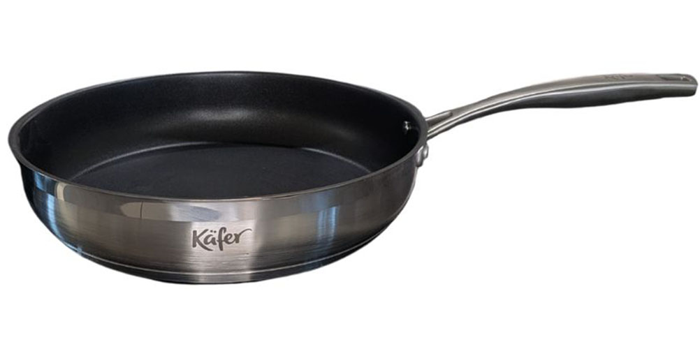 Käfer Bratpfanne »Käfer Edelstahlpfanne«, Edelstahl 18/10, (1 tlg.), Edelst günstig online kaufen