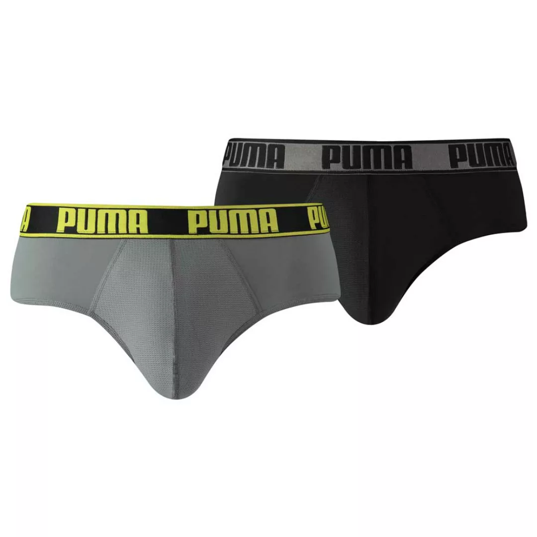 Puma Active Boxer 2 Einheiten XL Grey Yellow günstig online kaufen