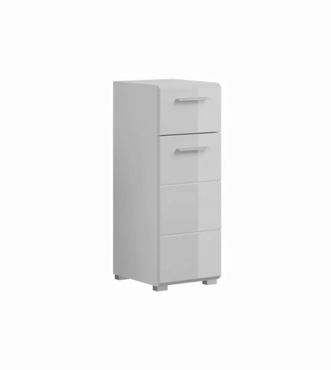 freiraum Hochschrank Lina in Weiß Hochglanz - 30x79x31cm (BxHxT) günstig online kaufen