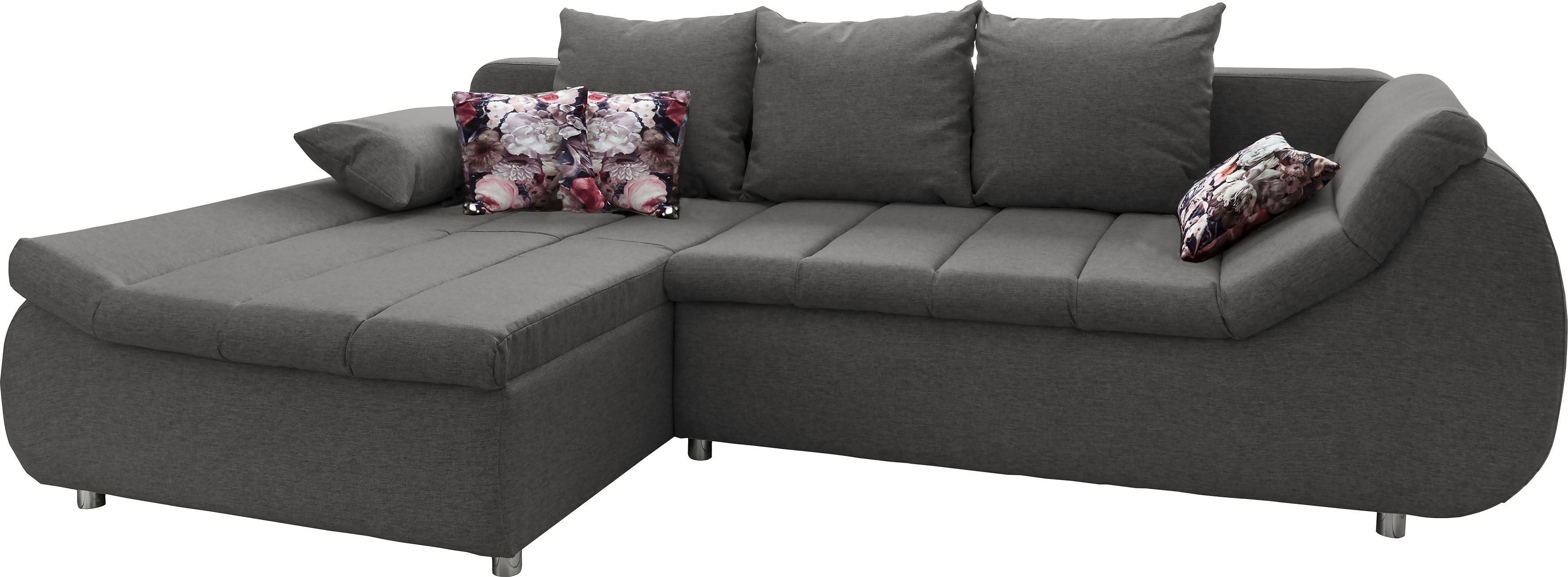 INOSIGN Ecksofa "Imola elegant und modern, aktuelle Steppung im Sitz, beque günstig online kaufen