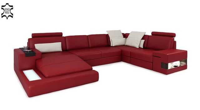 Xlmoebel Ecksofa Sofa mit USB-Anschluss Ecksitzgruppe Couch Polsterung U-Fo günstig online kaufen