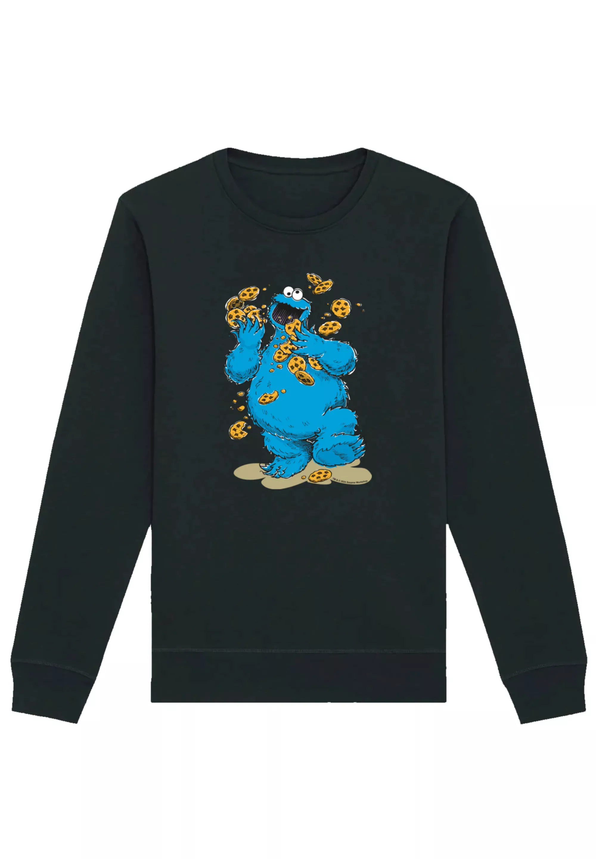 F4NT4STIC Sweatshirt "Sesamstraße Cookie Monster Cookies Everywere", Premiu günstig online kaufen