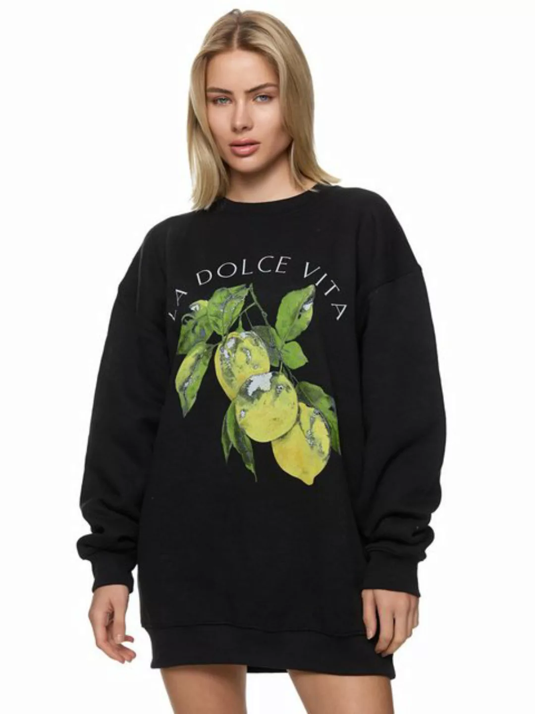 Worldclassca Sweatshirt Worldclassca Oversized Sweatshirt LA DOLCE VITA Pri günstig online kaufen