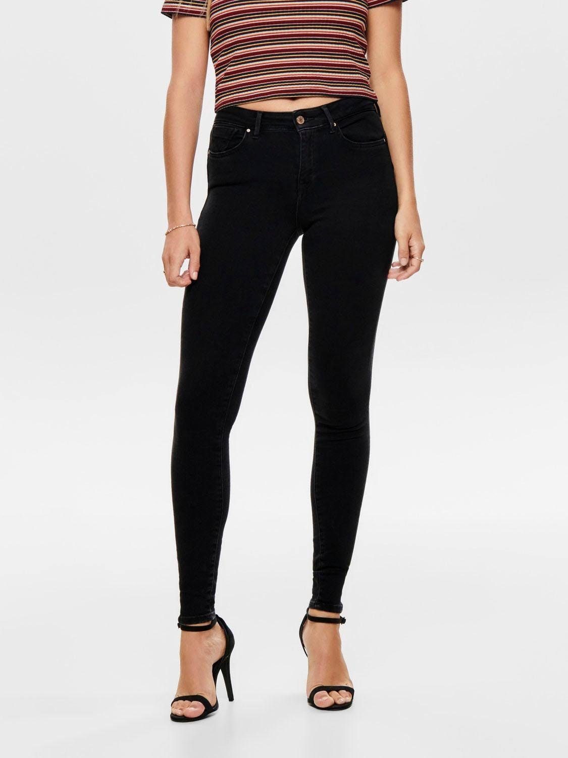 ONLY Skinny-fit-Jeans ONLPOWER MID PH UP günstig online kaufen