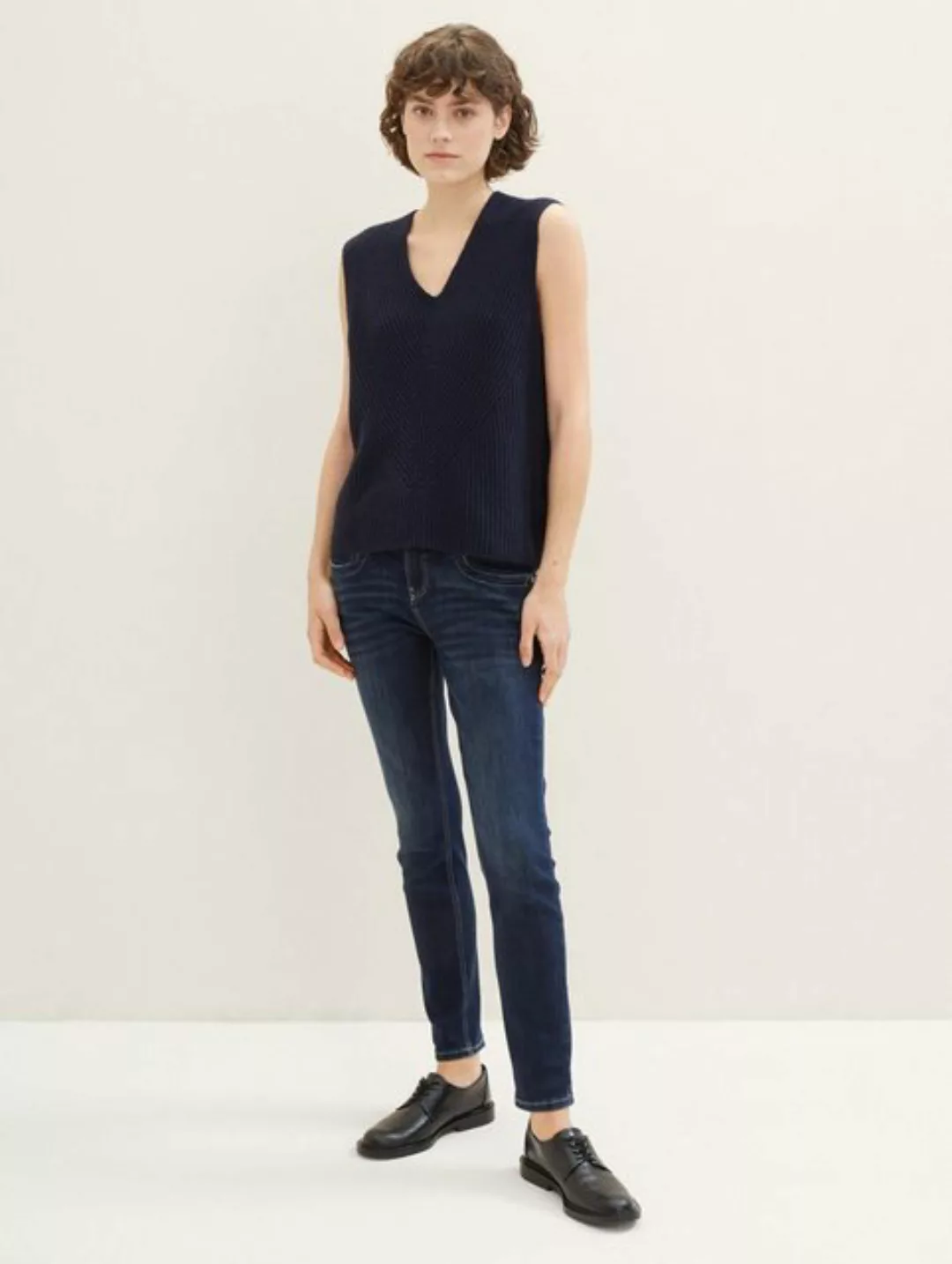 Tom Tailor Damen Jeans TAPERED RELAXED - Relaxed Fit - Light Stone Blue Den günstig online kaufen