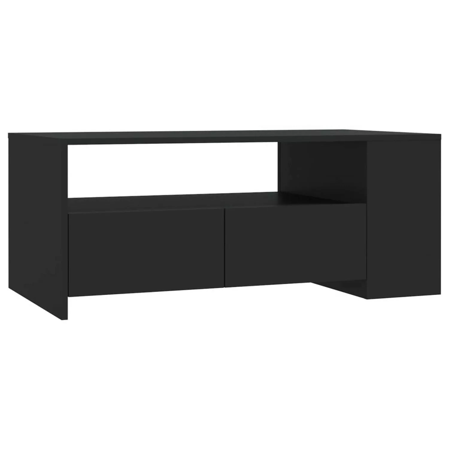 Vidaxl Couchtisch Schwarz 102x55x42 Cm Holzwerkstoff günstig online kaufen