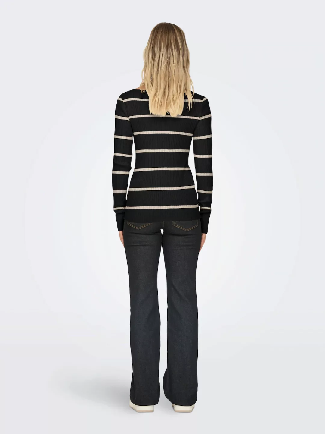 ONLY Strickpullover "ONLIBI LS RIB BOATNECK CC KNT" günstig online kaufen