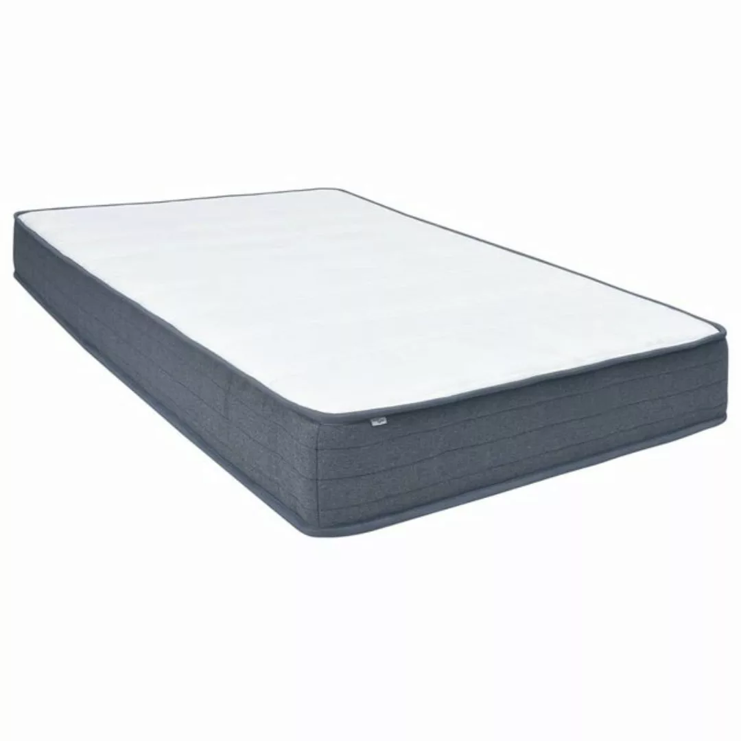 vidaXL Boxspringbett, Boxspringmatratze 190x140x20 cm Stoff günstig online kaufen