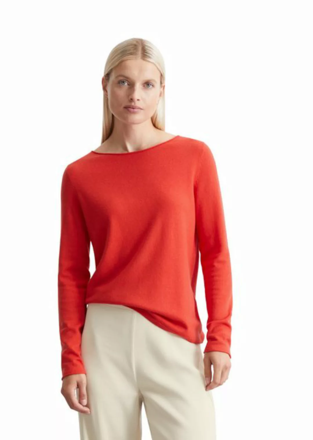 Marc O'Polo Rundhalspullover Pullover, longsleeve, boat neck günstig online kaufen