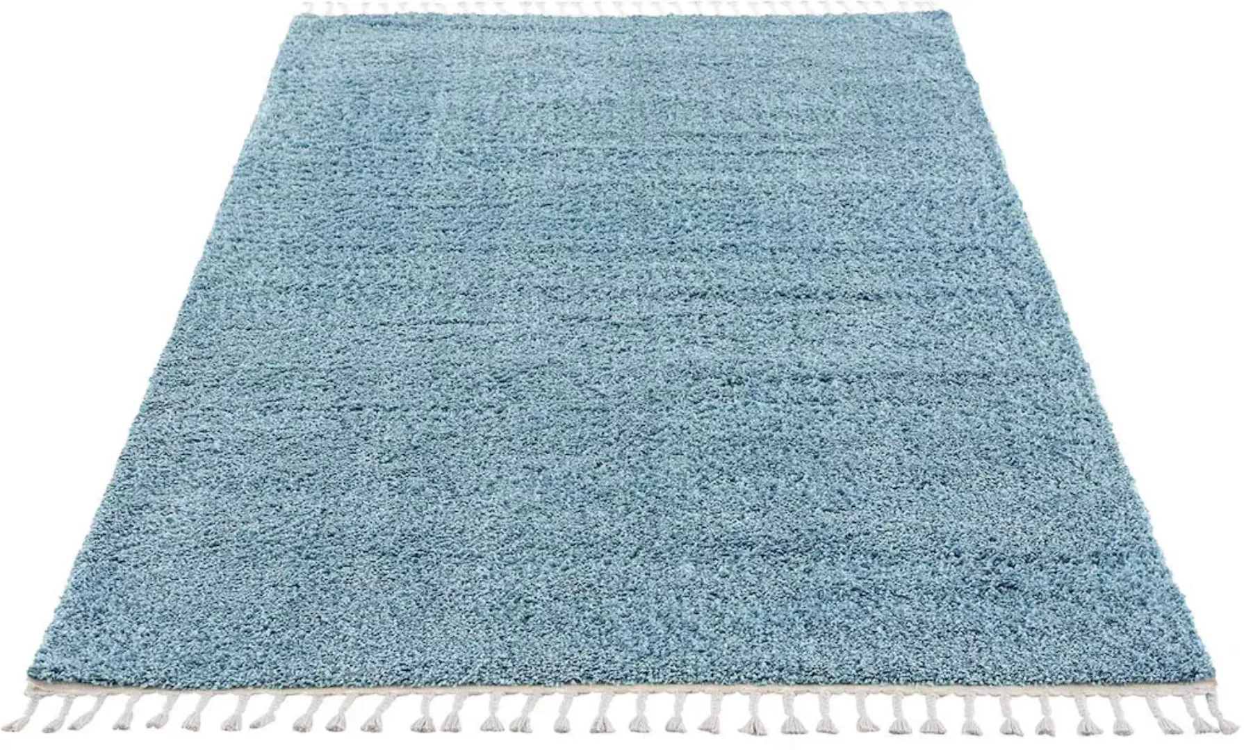 Carpet City Hochflor-Teppich »Pulpy 100«, rechteckig, 30 mm Höhe, sehr weic günstig online kaufen