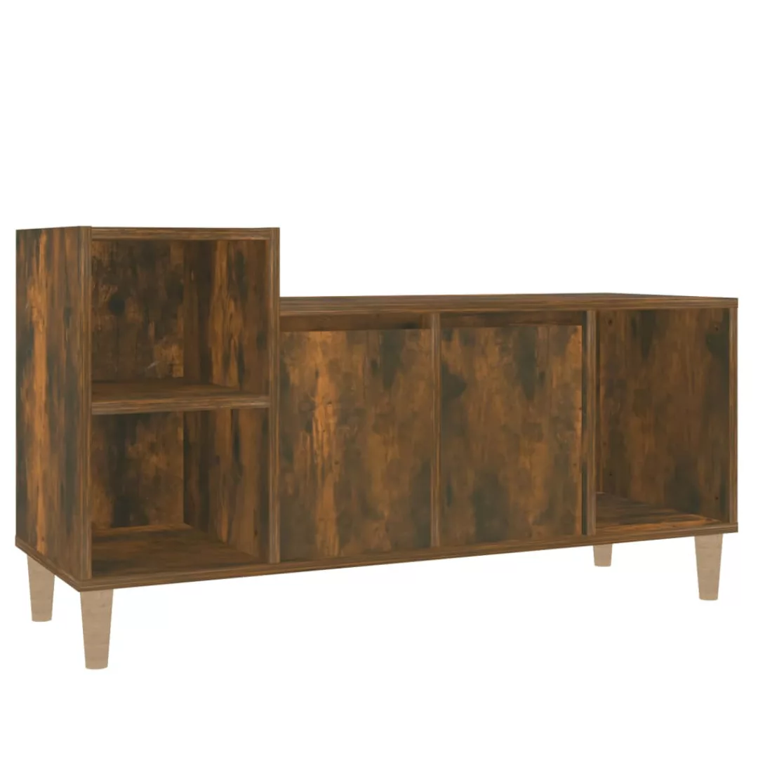 Vidaxl Tv-schrank Räuchereiche 100x35x55 Cm Holzwerkstoff günstig online kaufen