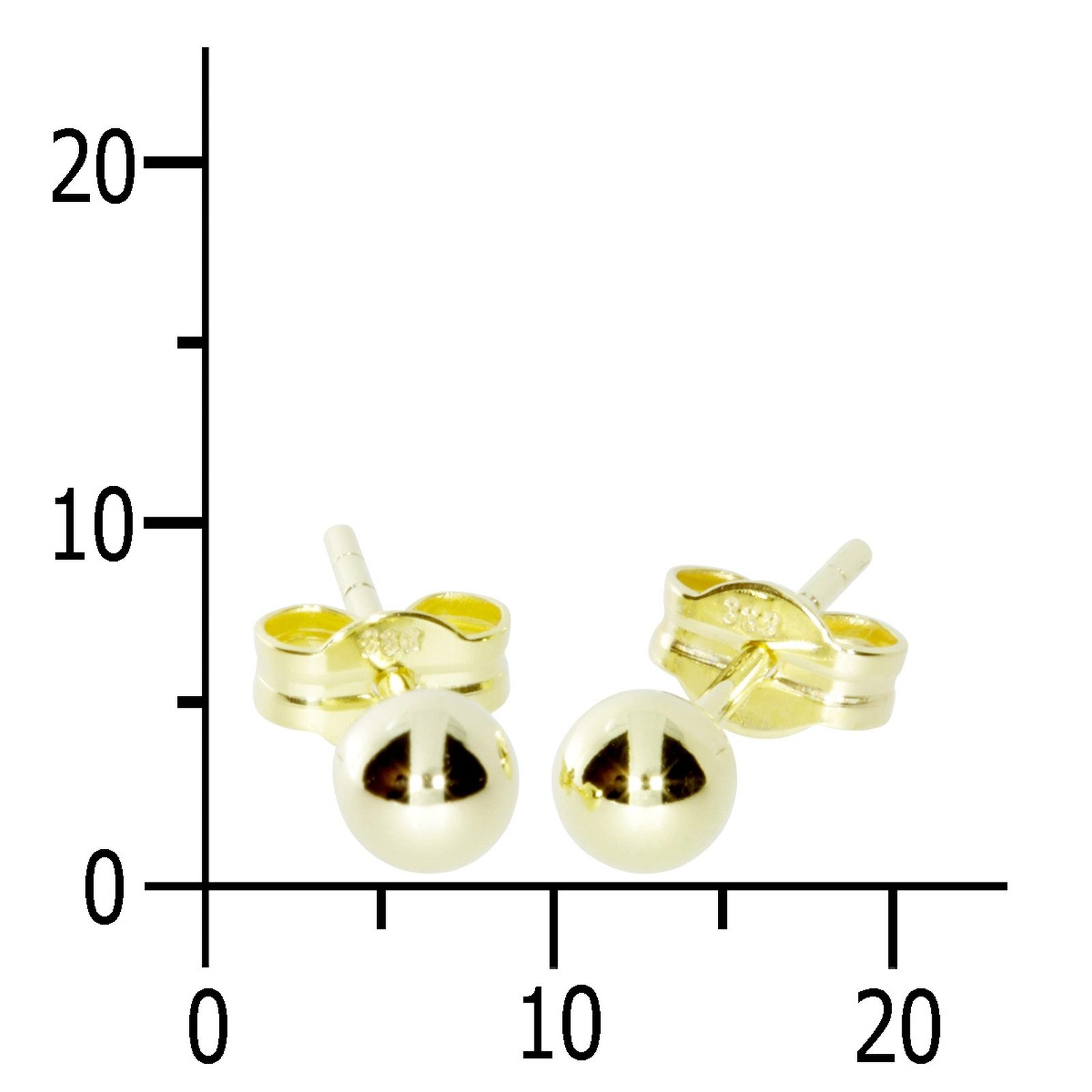 OSTSEE-SCHMUCK Paar Ohrstecker Ostsee-Schmuck Ohrstecker Kugel günstig online kaufen