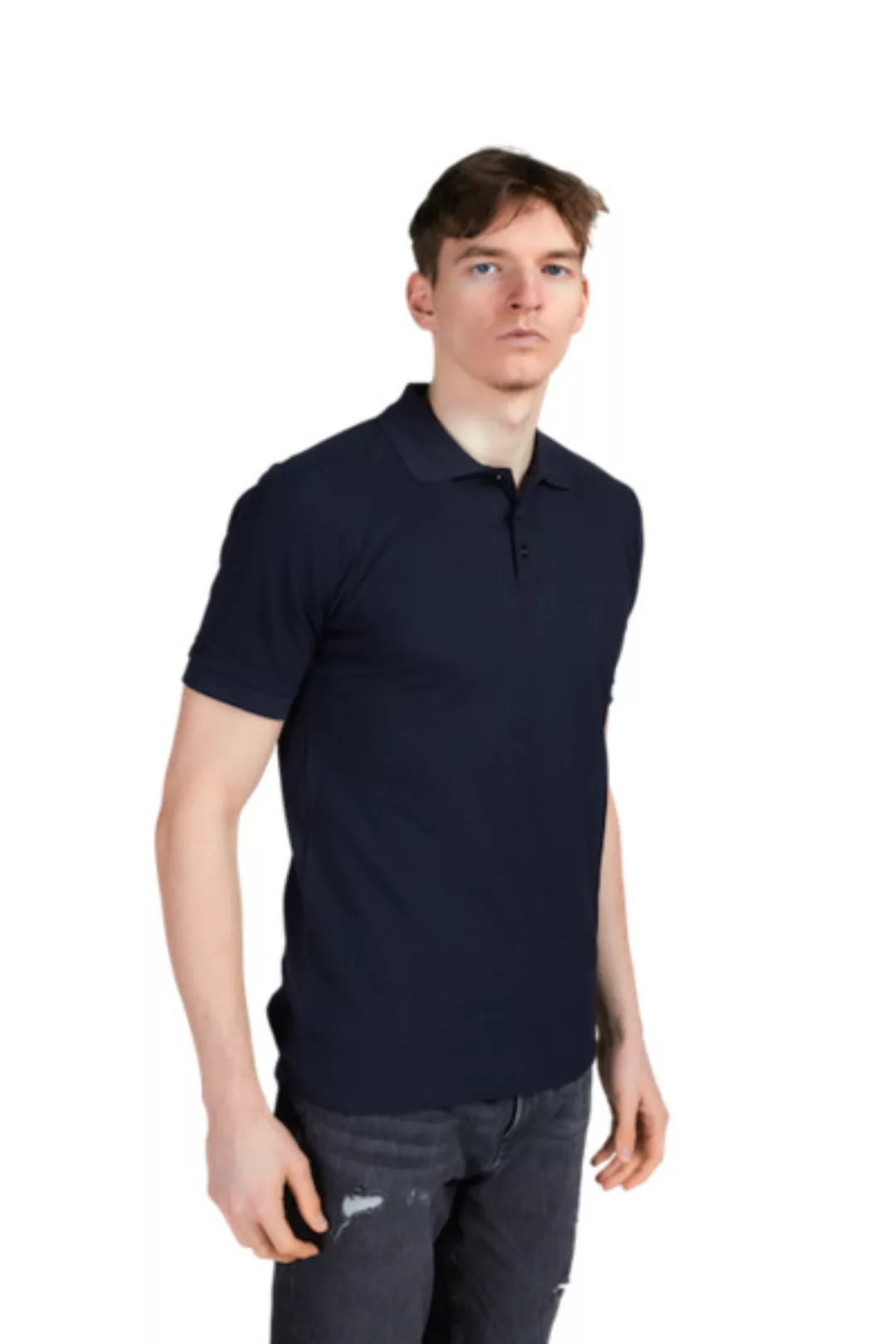 Poloshirt Extra Lang+Slim Fit günstig online kaufen