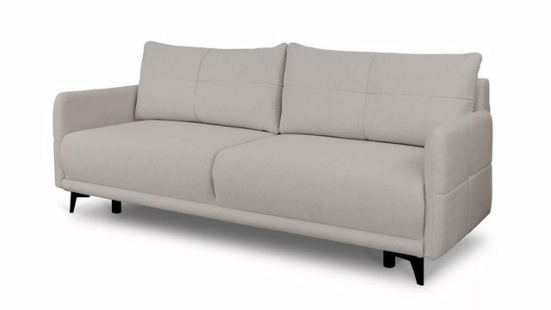 Siblo 3-Sitzer Liris, Modernes Sofa mit Bettkasten, Sofa mit Schlaffunktion günstig online kaufen