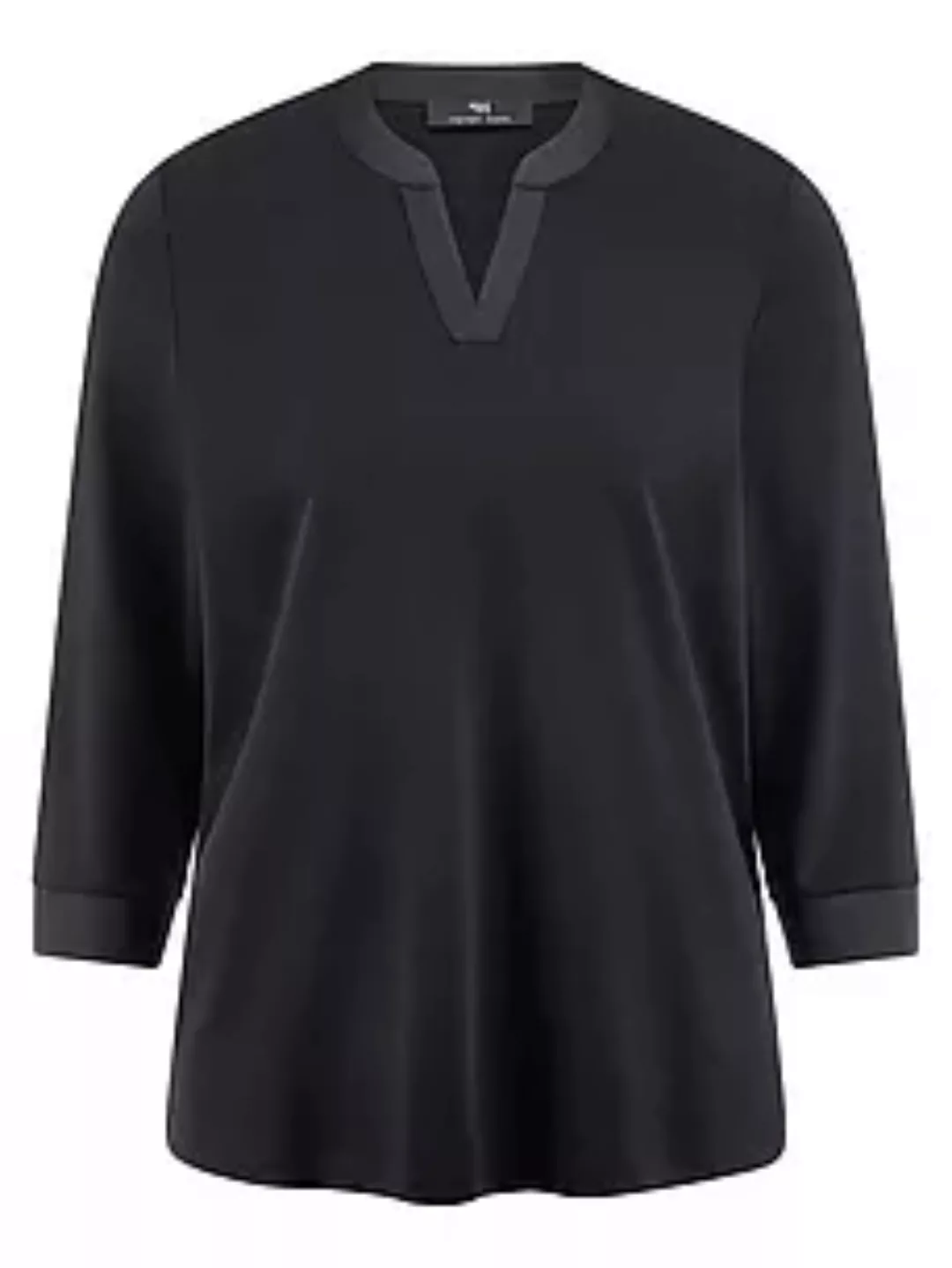 Shirt Rundhals-Ausschnitt Peter Hahn schwarz günstig online kaufen
