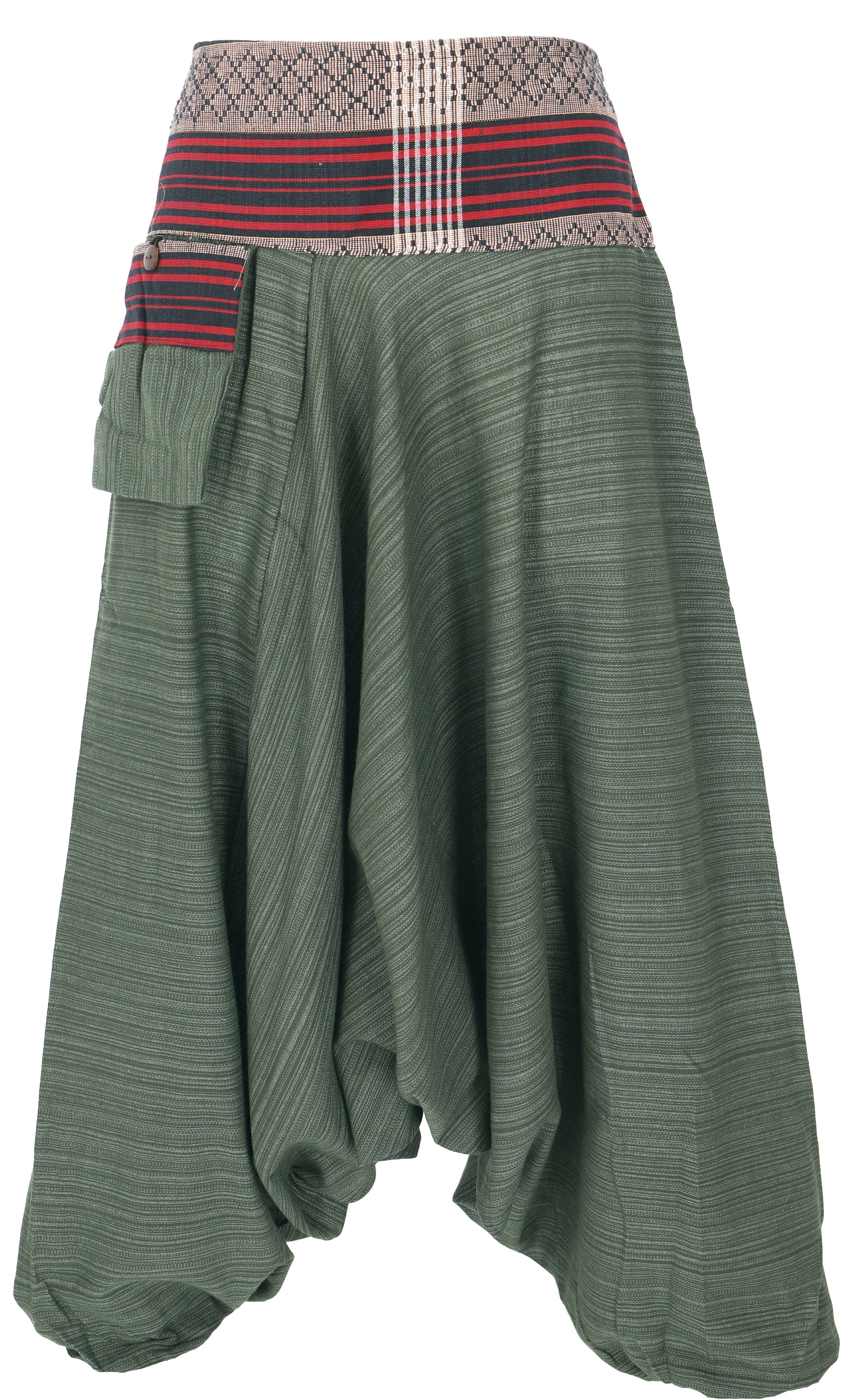 Guru-Shop Relaxhose Haremshose, Thai Pluderhose, Goahose günstig online kaufen
