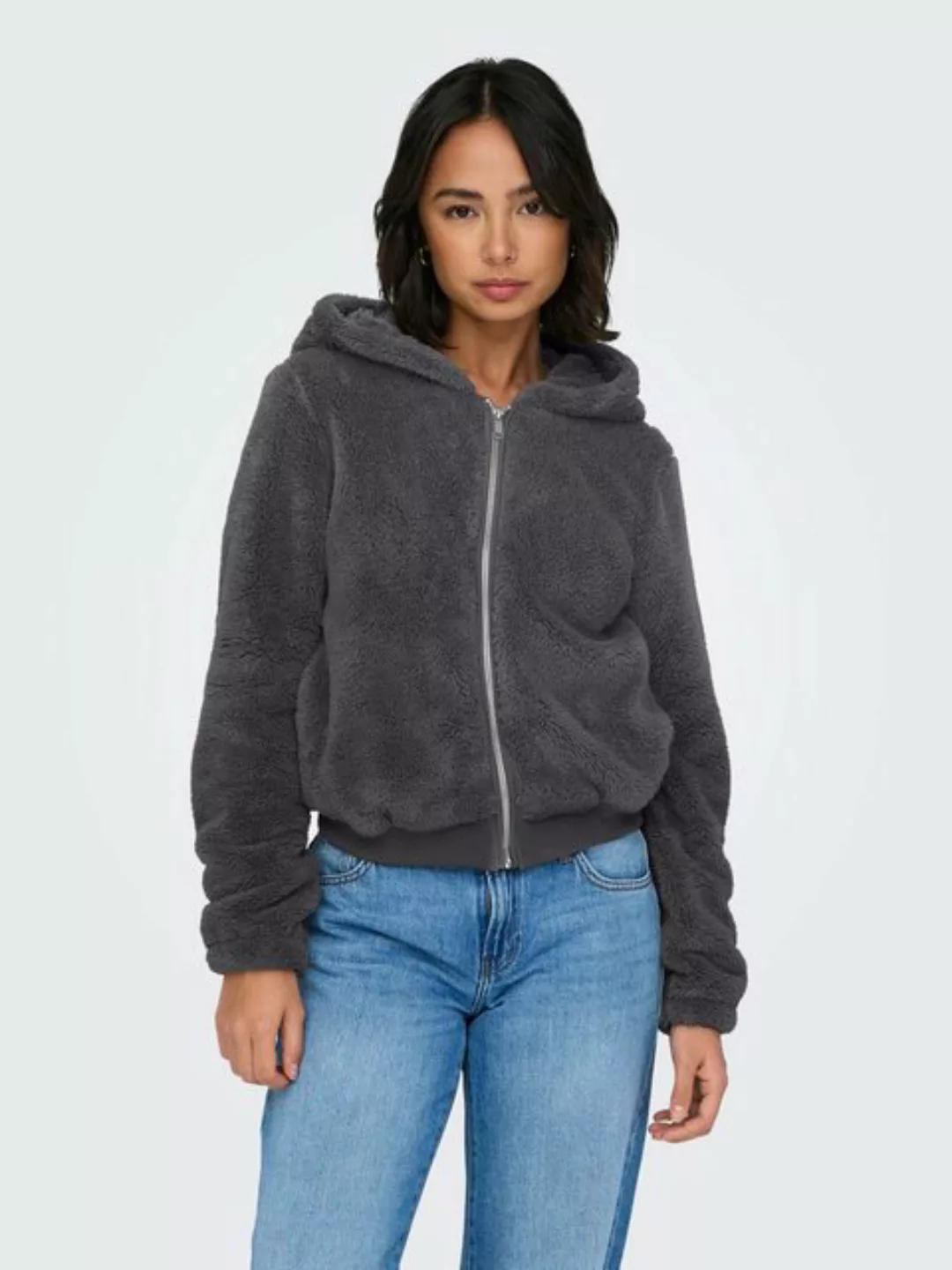 ONLY Kapuzenplüschjacke ONLNEWANNA CONTACT SHERPA JKT OTW NOOS günstig online kaufen