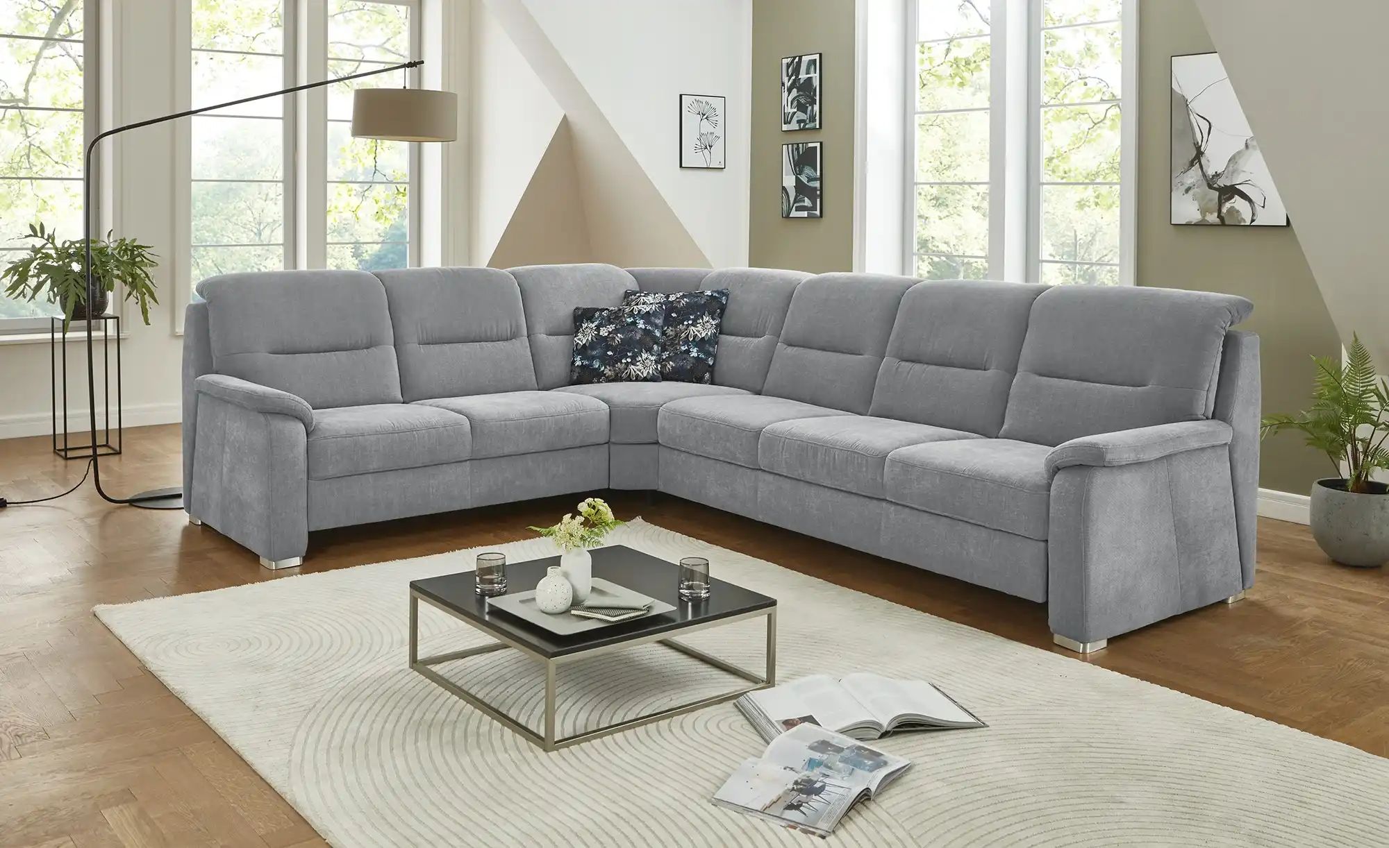 meinSofa Ecksofa  Vera ¦ grau ¦ Maße (cm): H: 92 Polstermöbel > Sofas > Eck günstig online kaufen