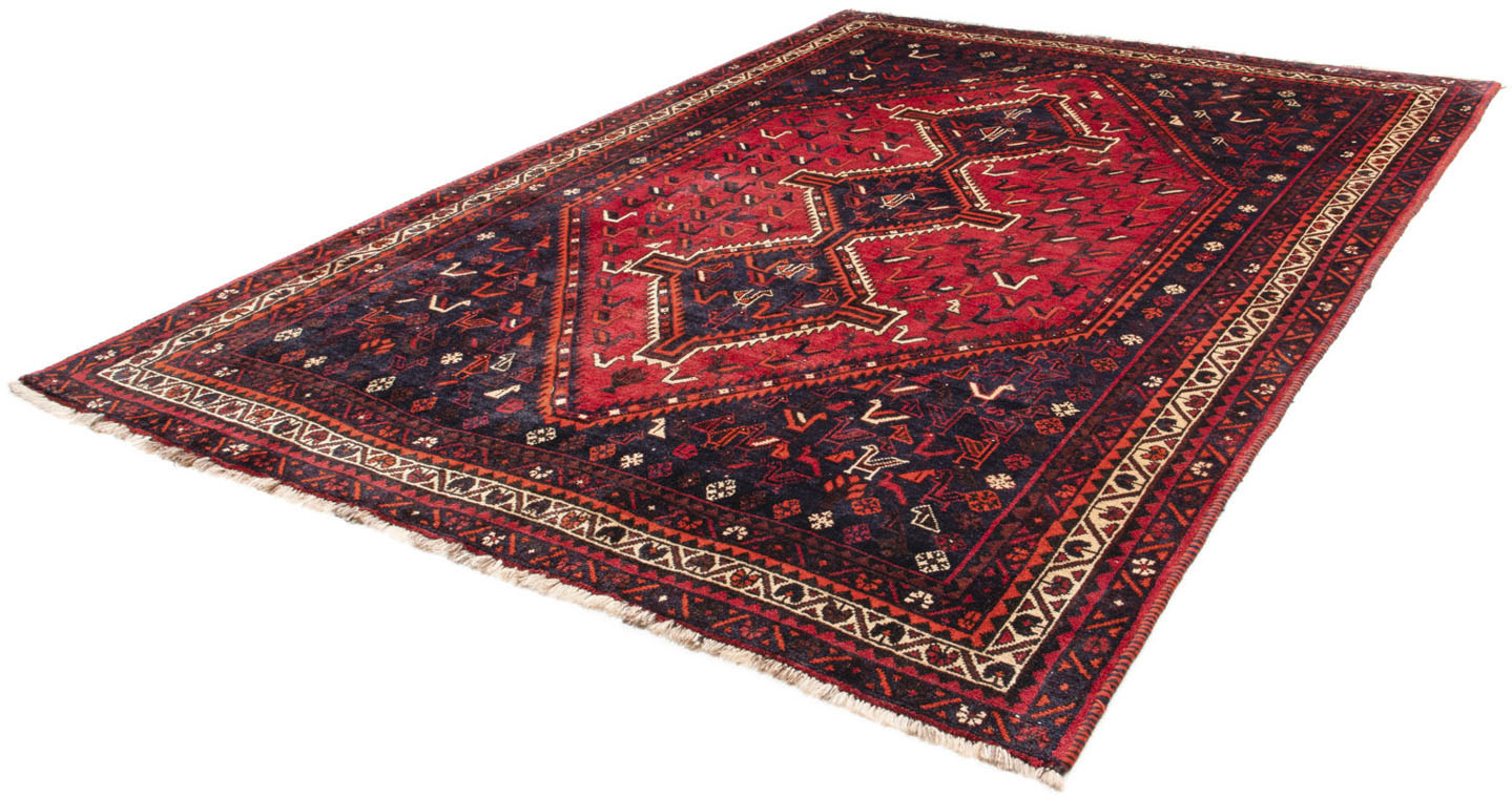 morgenland Wollteppich »Shiraz Medaillon Rosso scuro 300 x 215 cm«, rechtec günstig online kaufen