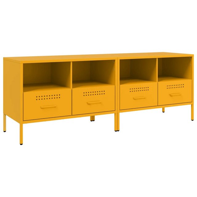 vidaXL TV-Schrank TV-Schränke 2 Stk. Senfgelb 68x39x50,5 cm Kaltgewalzter S günstig online kaufen